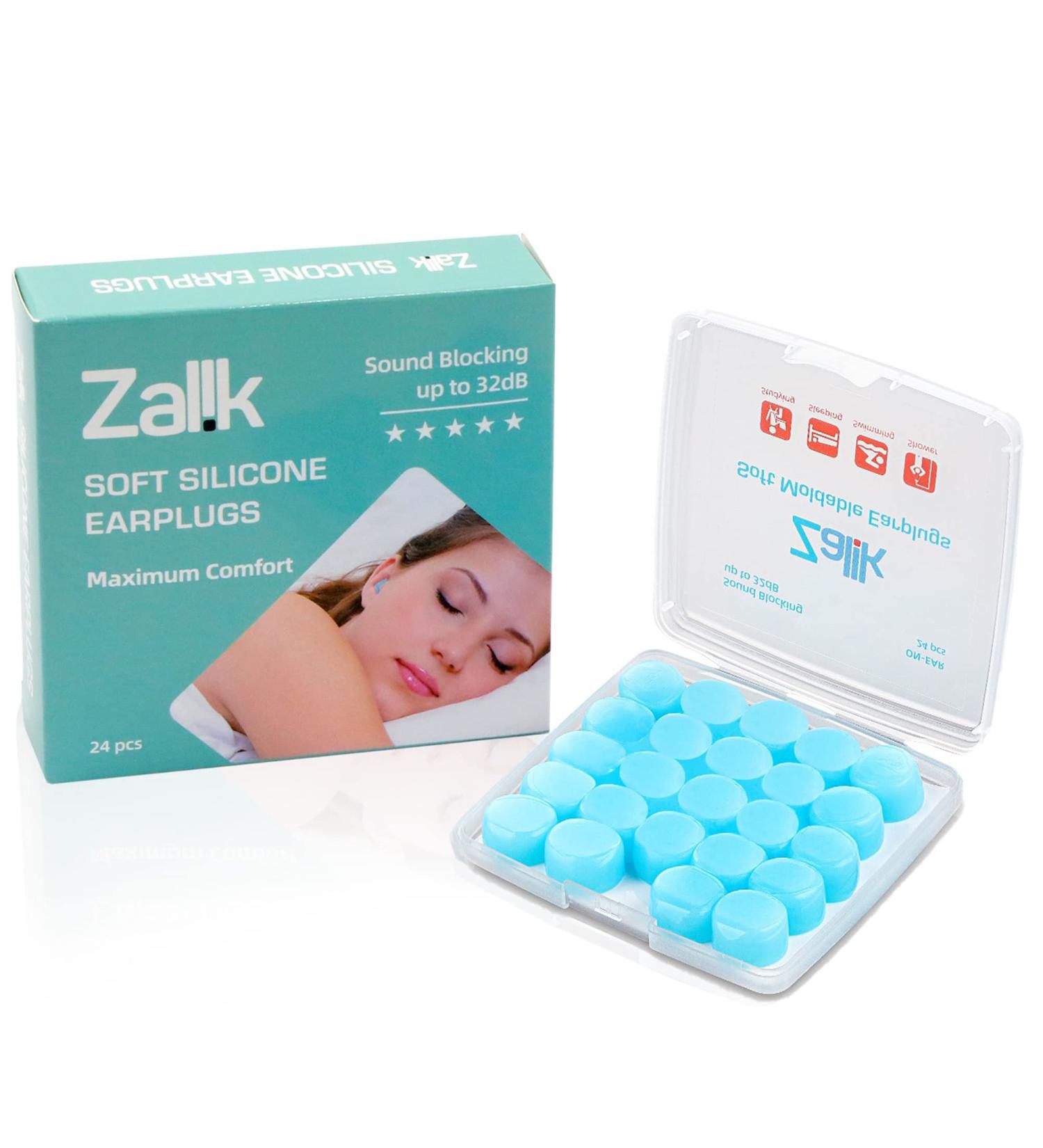 Reusable Silicone Moldable Ear Plugs (12 Pairs) - 35dB NRR for Sleeping, Swimming, Snoring, Concerts, Travel & More - Buy Online on GoSupps.com