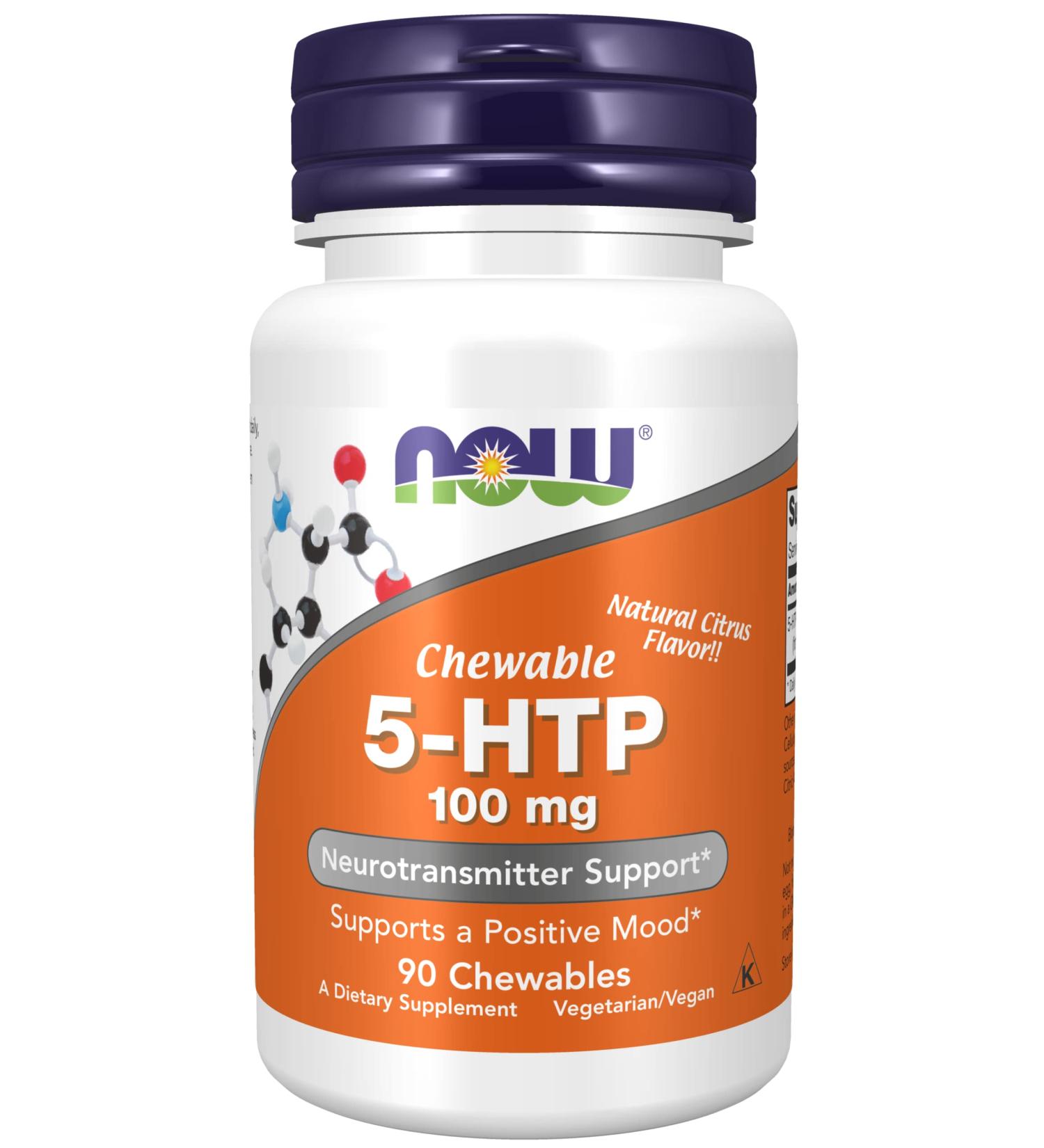 Now Foods 5-HTP 100 mg 90 Chewables