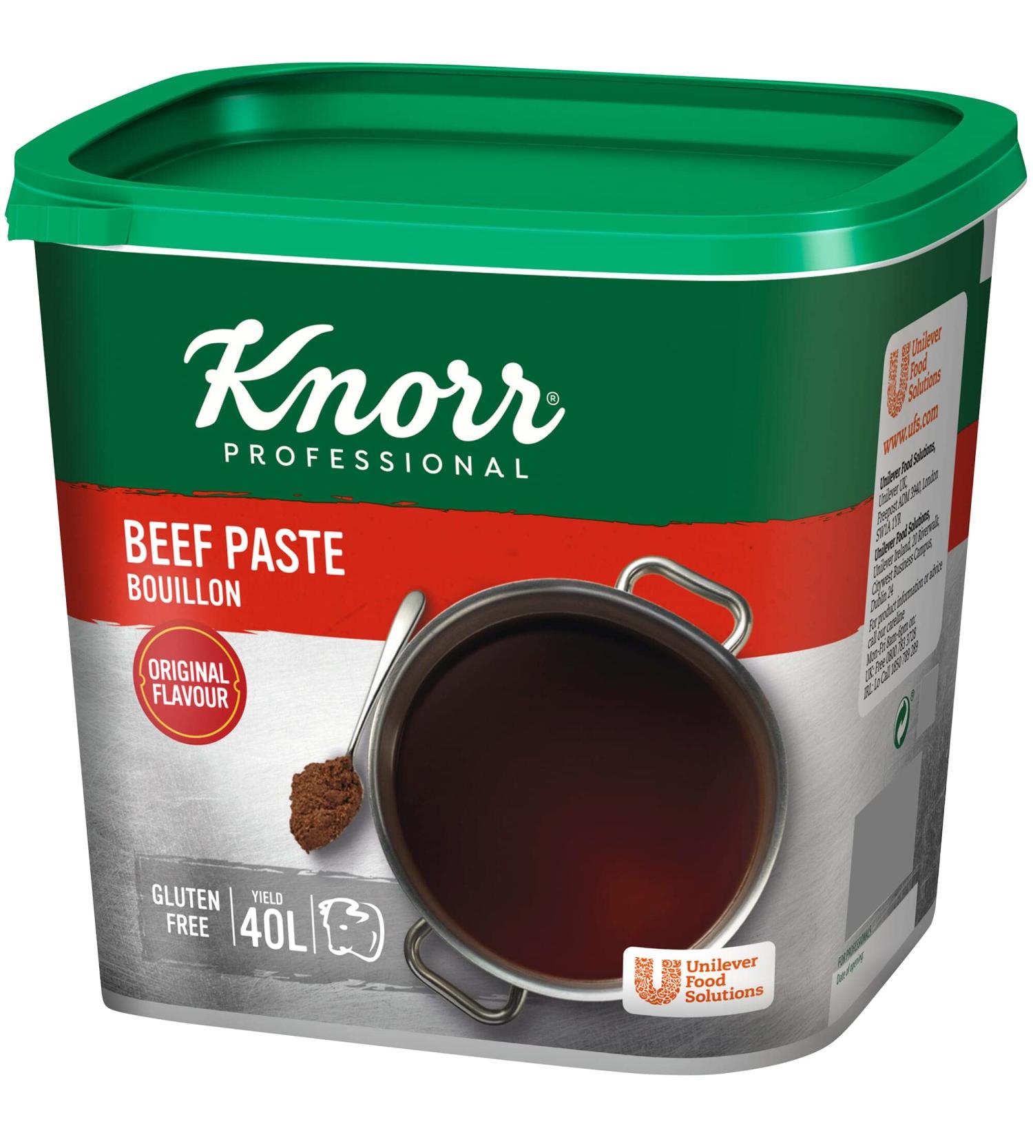 Knorr Professional Beef Bouillon Paste - 2x1kg
