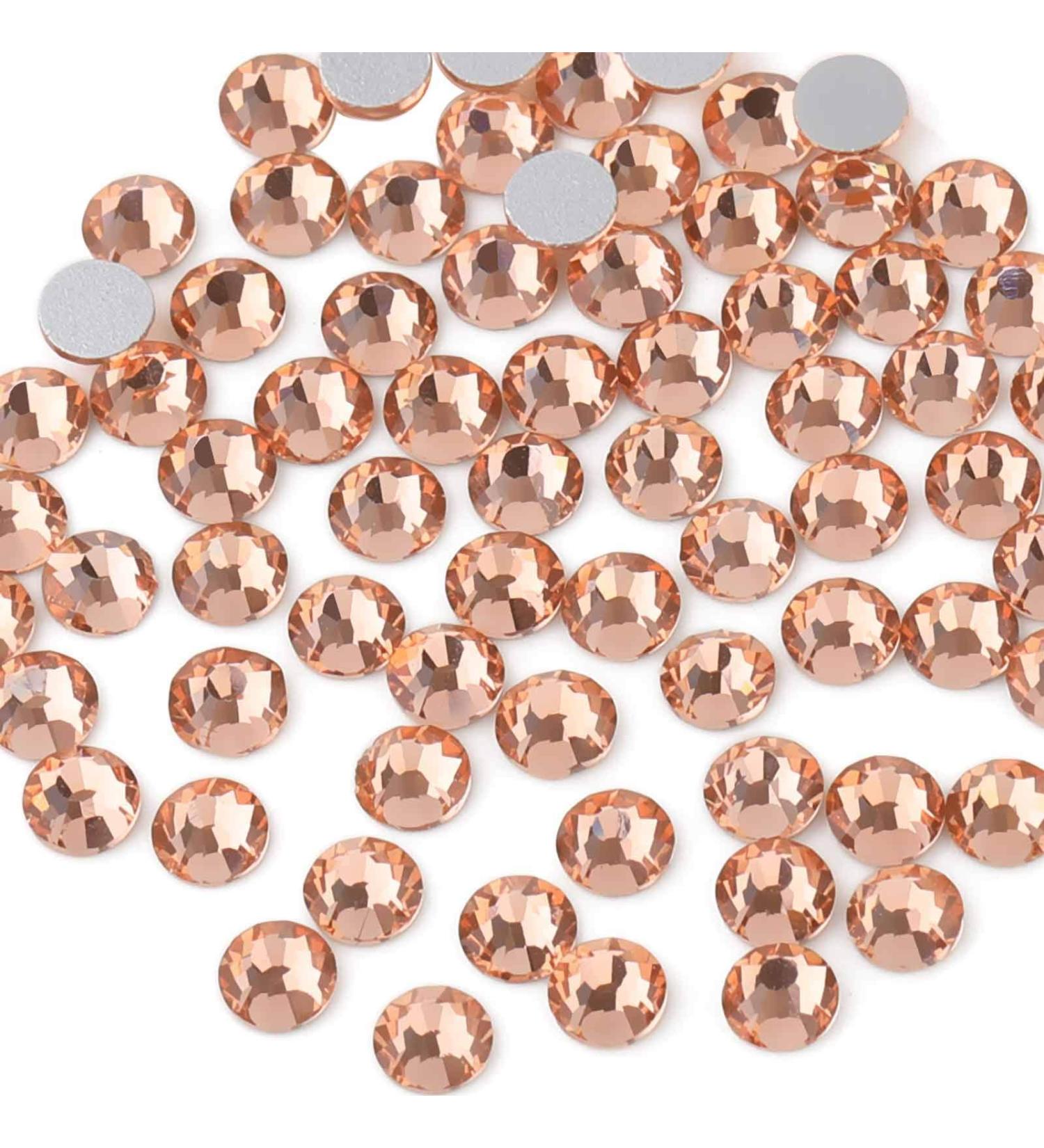 Beadsland 1440 Flat Back Rhinestones for Nails - Champagne SS3 Crystals (1.3-1.4mm) - Perfect for Nail Art & Crafts - Buy Online on GoSupps.com