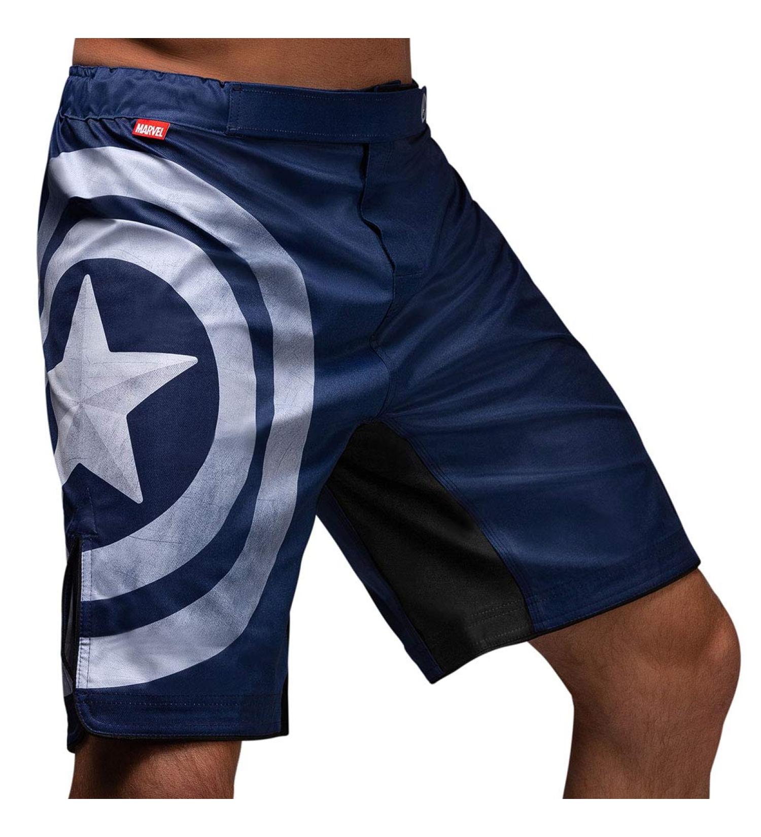 Hayabusa Marvel Hero Elite BJJ Fight Shorts - Large Blue - Buy Online on GoSupps.com