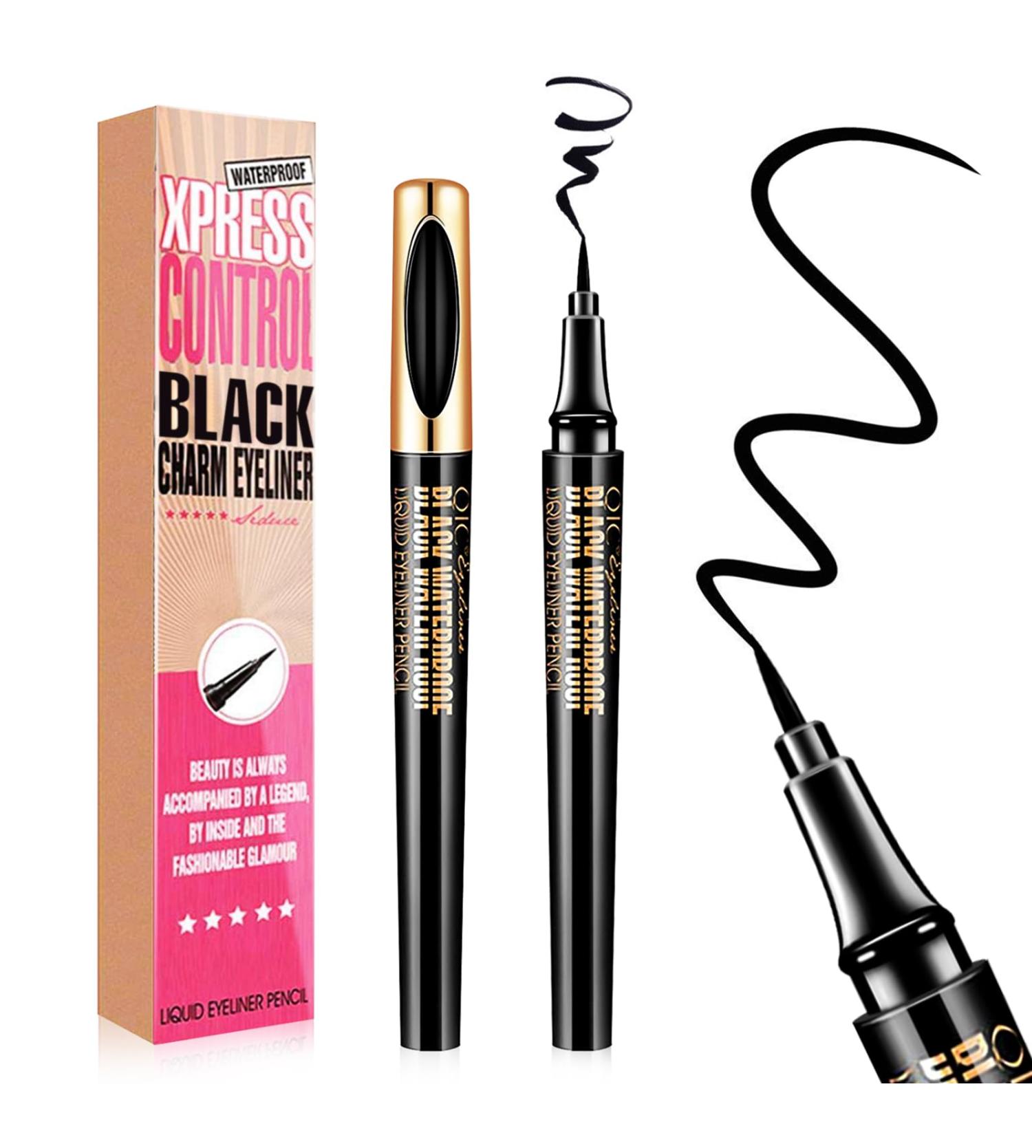 NICEMOVIC Magic Liquid Eyeliner Black Waterproof Durable Sweat and Smudge Resistant Super Thin Professional Eye Makeup Tool - Buy Online on GoSupps.com
