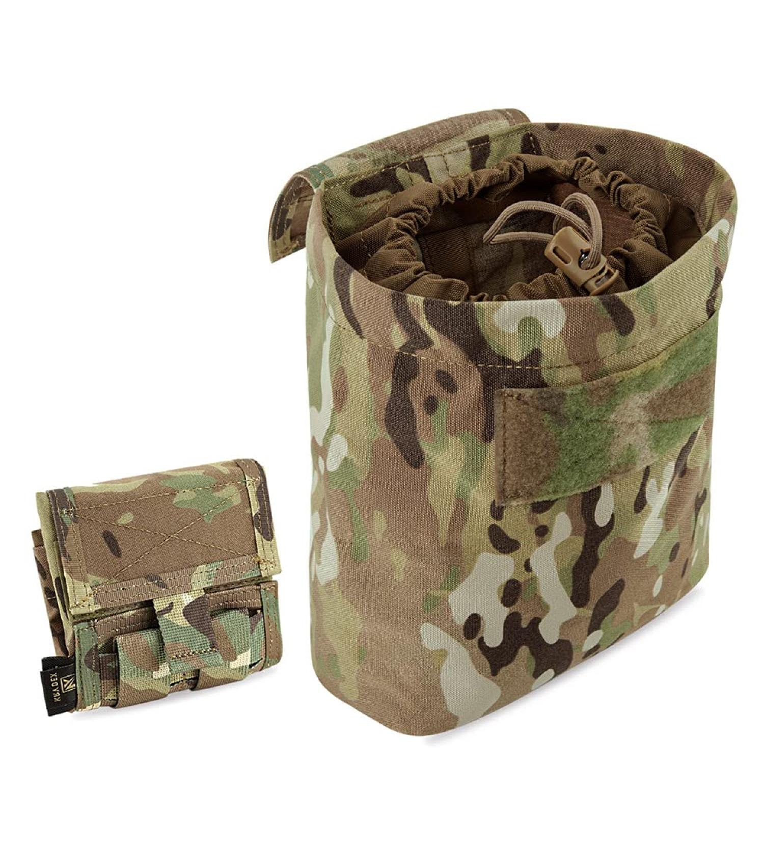 KRYDEX Molle Dump Pouch Roll-Up Drawstring Magazine Utility Pouch Folding Dump Bag Multicam - Buy Online on GoSupps.com