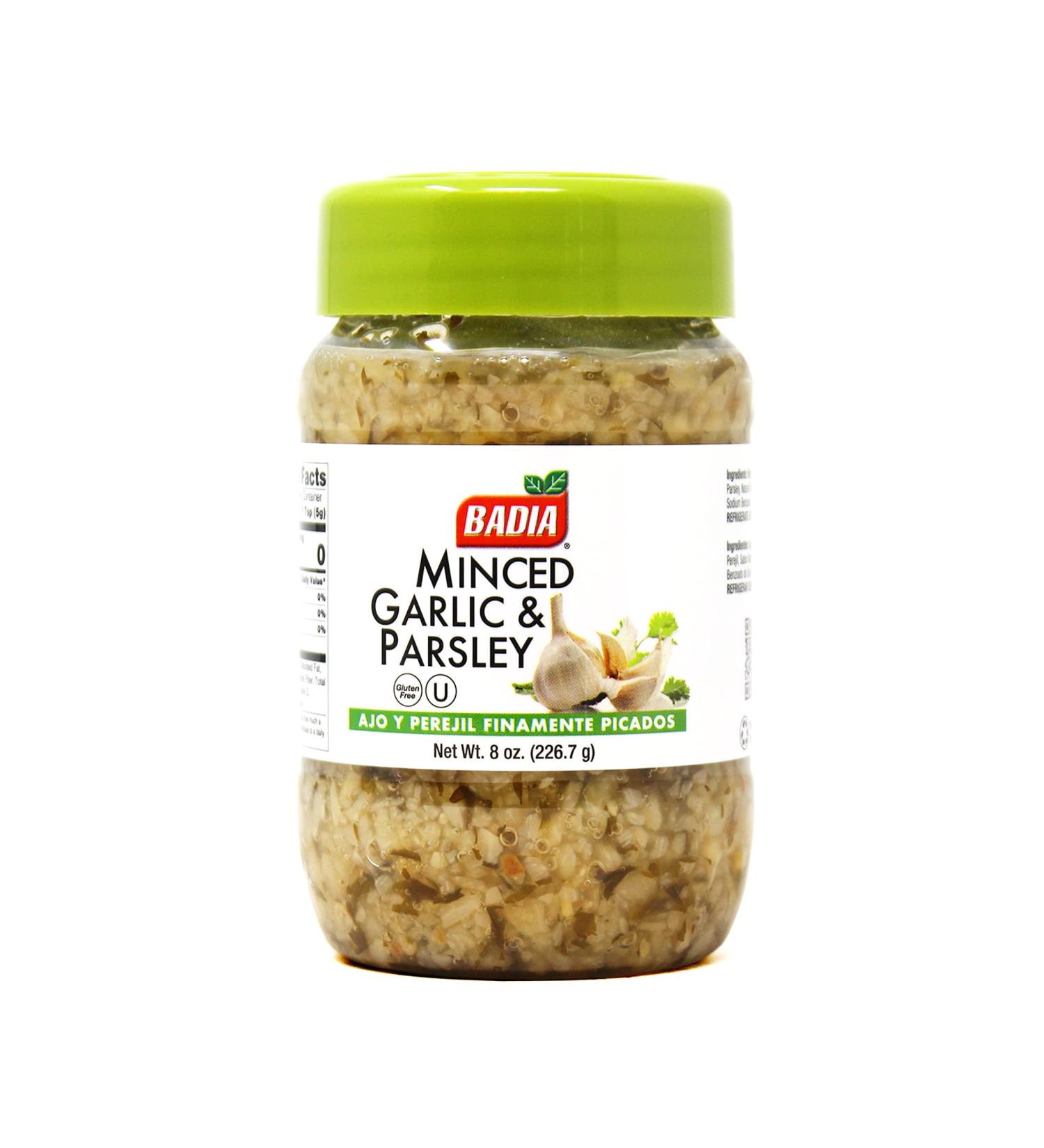 Badia KHLV00397486 8 oz Garlic Minced Parsley Spice