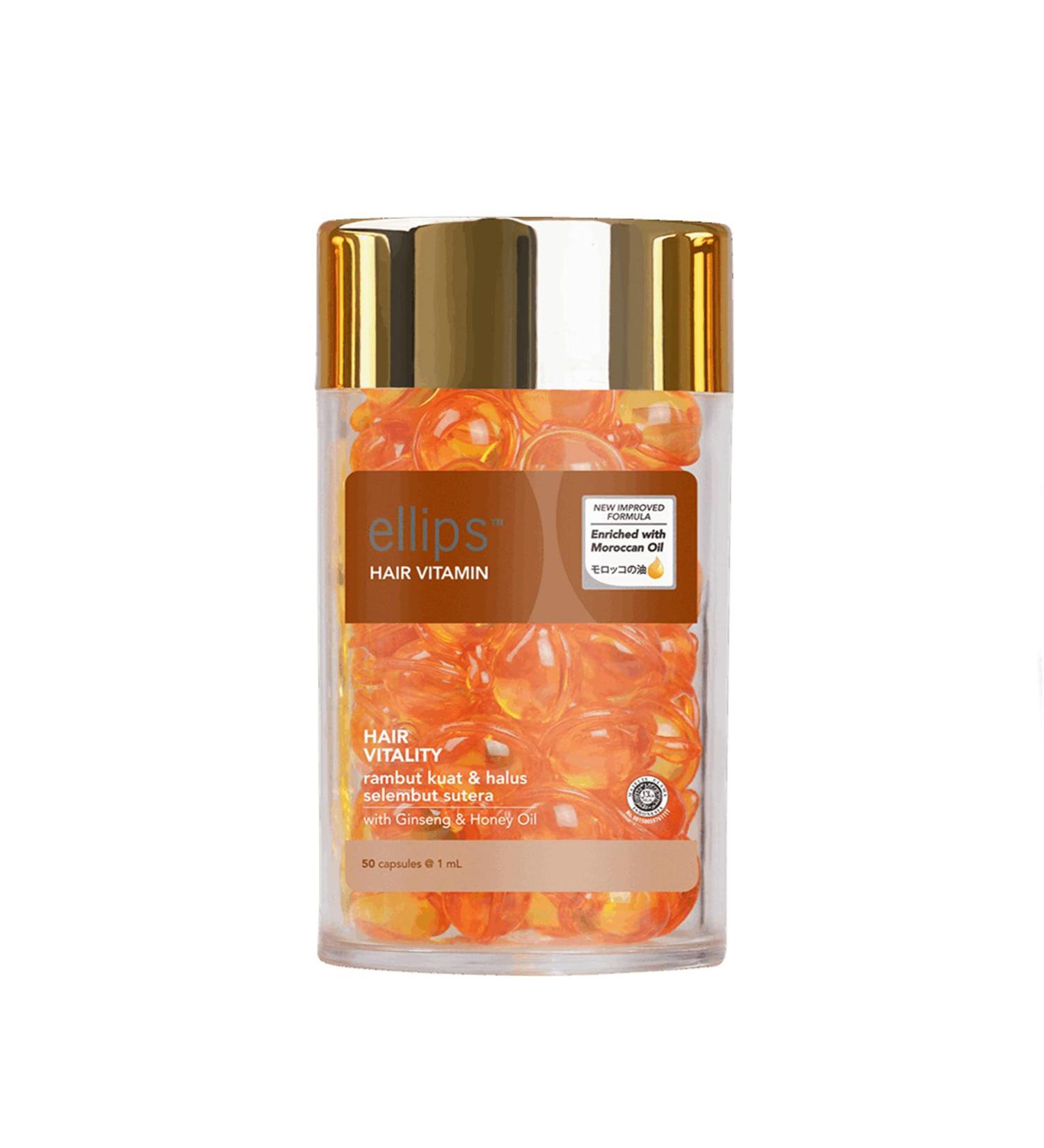 Ellips Hair Vitamin 1 Jar (50 Capsule) (Moroccan Oil Hair Vitality) - Buy Online on GoSupps.com