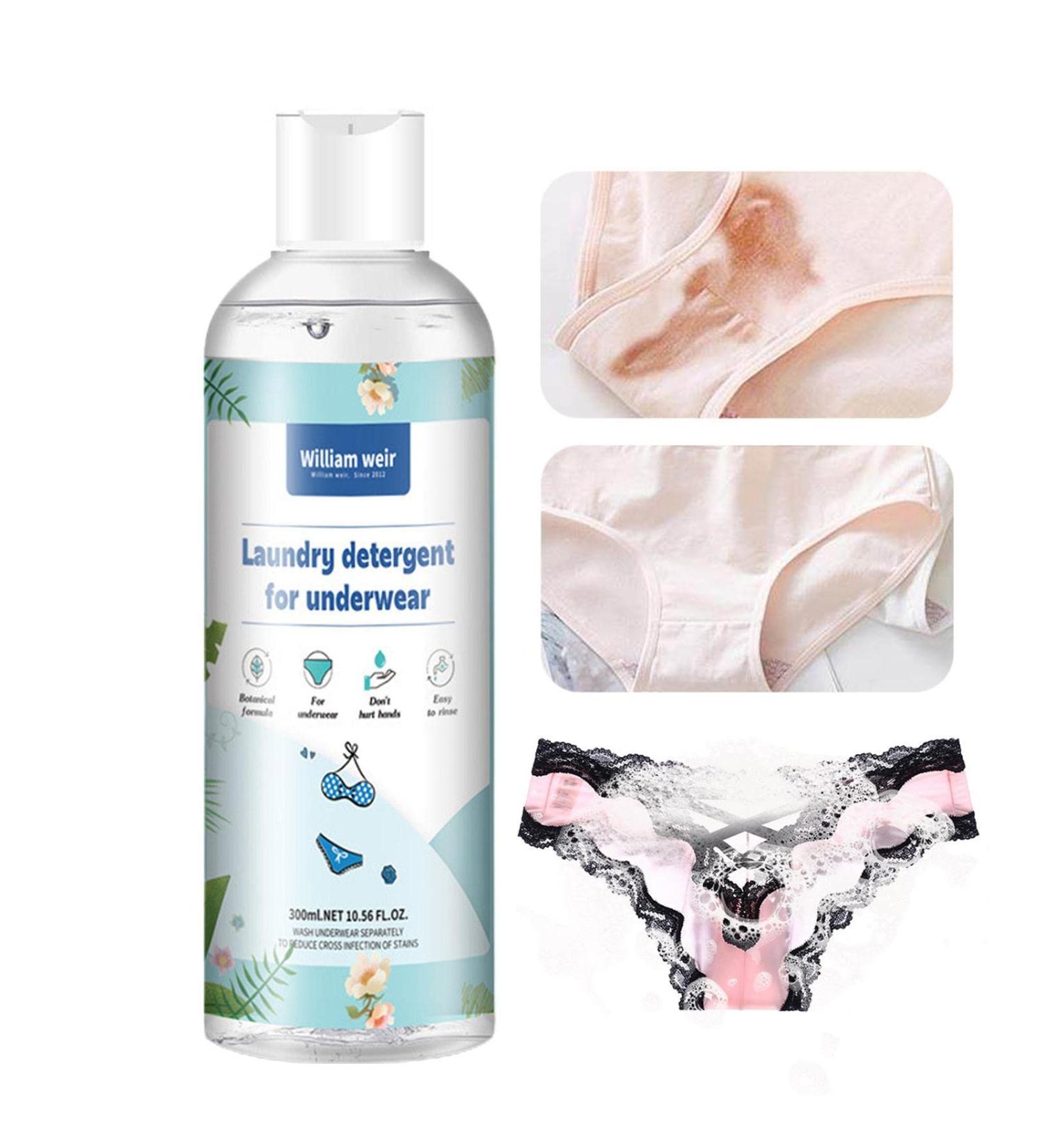 Delicate Laundry Detergent Natural Lavender Scent Lingerie Wash Mild Laundry Detergent - 300ml Underwear Cleaning Liquid Blood Stain Remover for Lingerie Bath Towels Cashmere Pochy - Buy Online on GoSupps.com