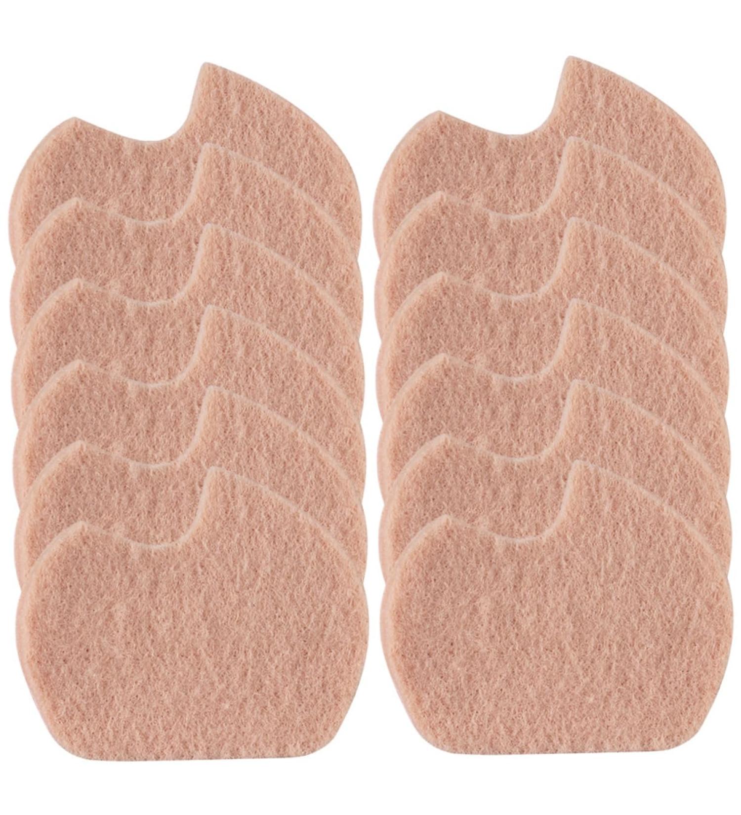 FRCOLOR 6 Pairs Forefoot Pads - Reusable Metatarsal Support Inserts | Honeycomb Design Sweat-Absorbent Wear-Resistant - Khaki 8.7X7CM - Buy Online on GoSupps.com