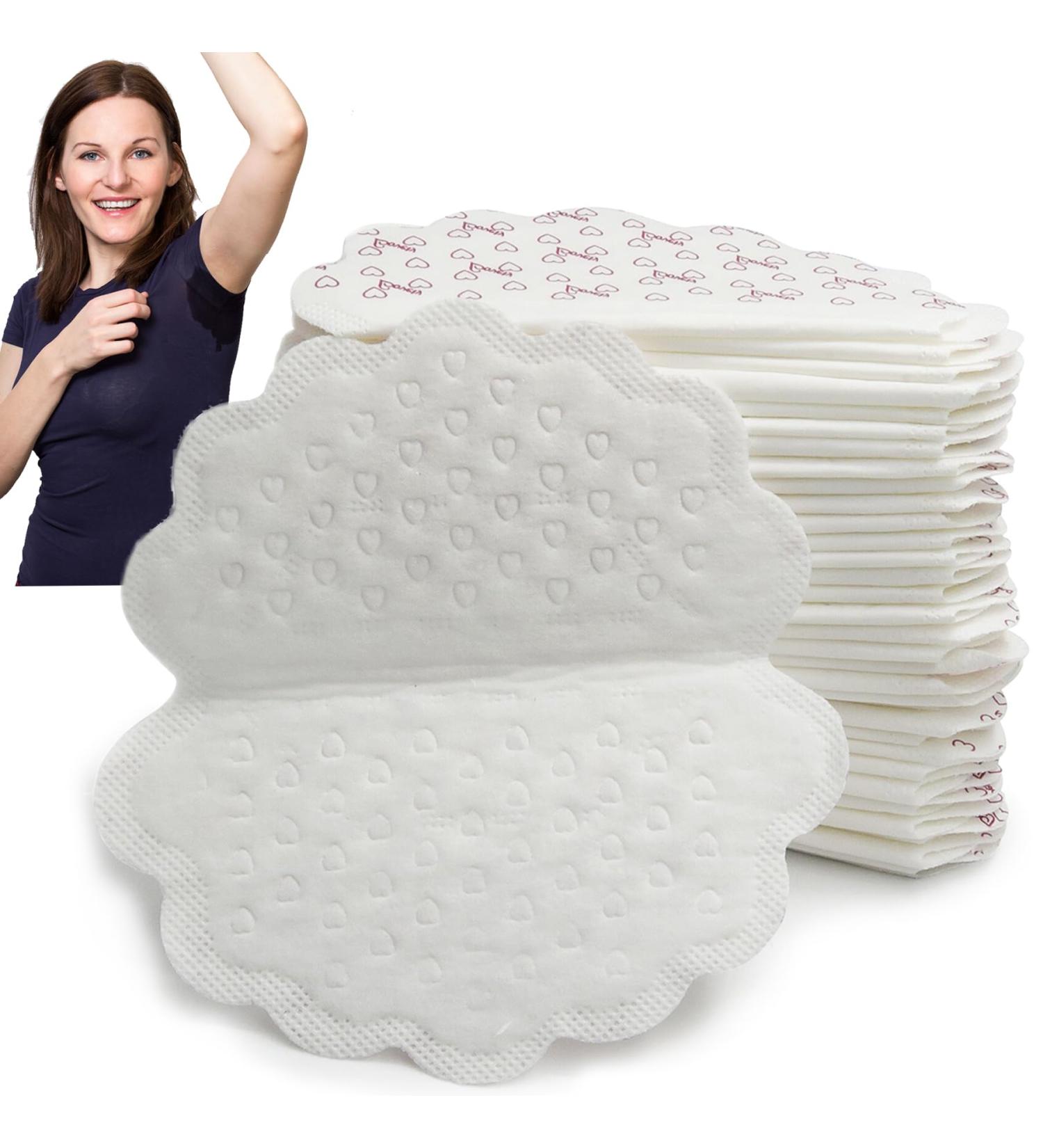 Armpit Pads - Antiperspirant Odor Blocker for Men & Women | 80 Pack Dress Shields | Absorbent Anti Sweat Pads - Buy Online on GoSupps.com