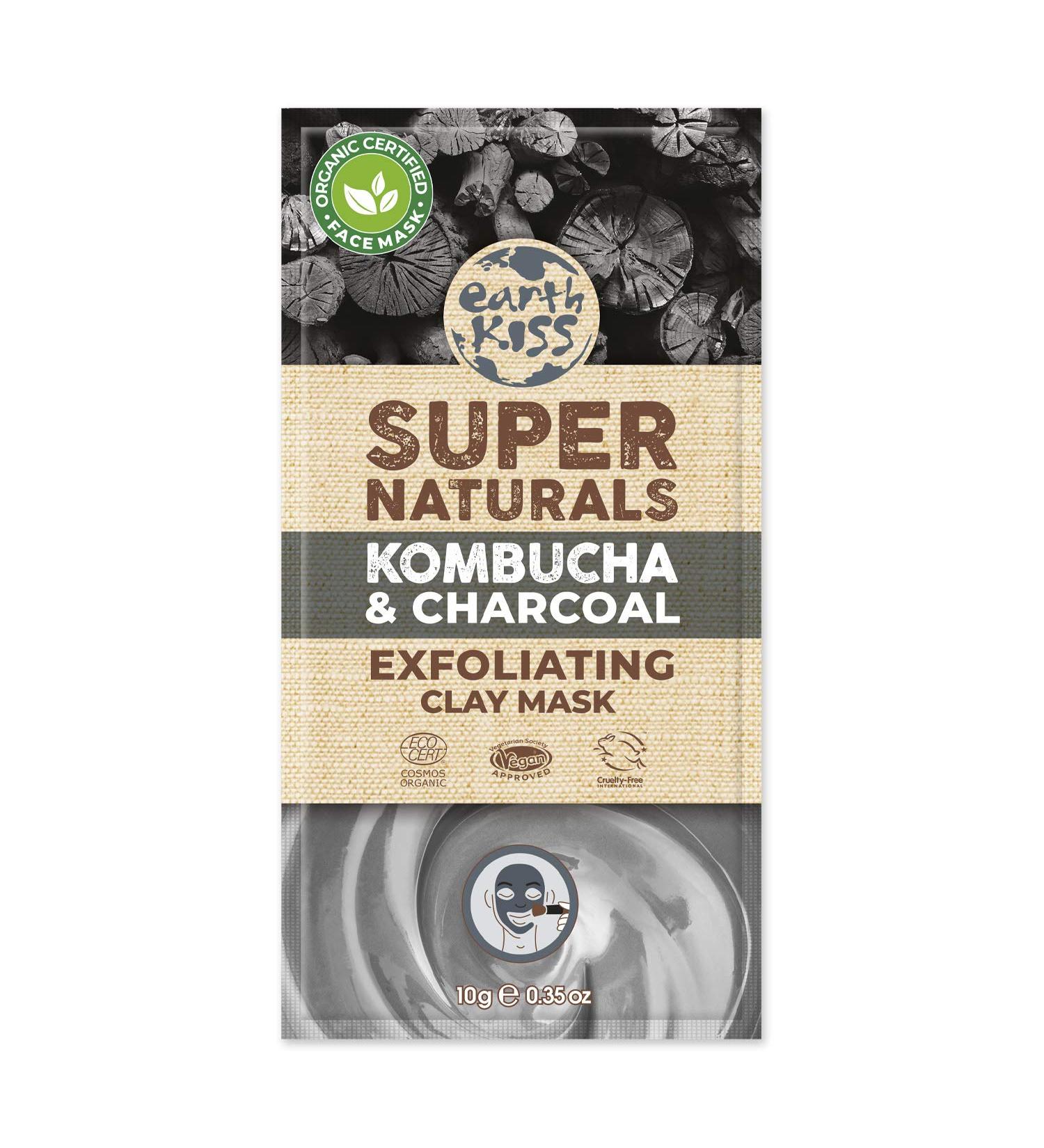 Earth Kiss Supernaturals Kombucha and Charcoal Mask (10g) - Buy Online on GoSupps.com