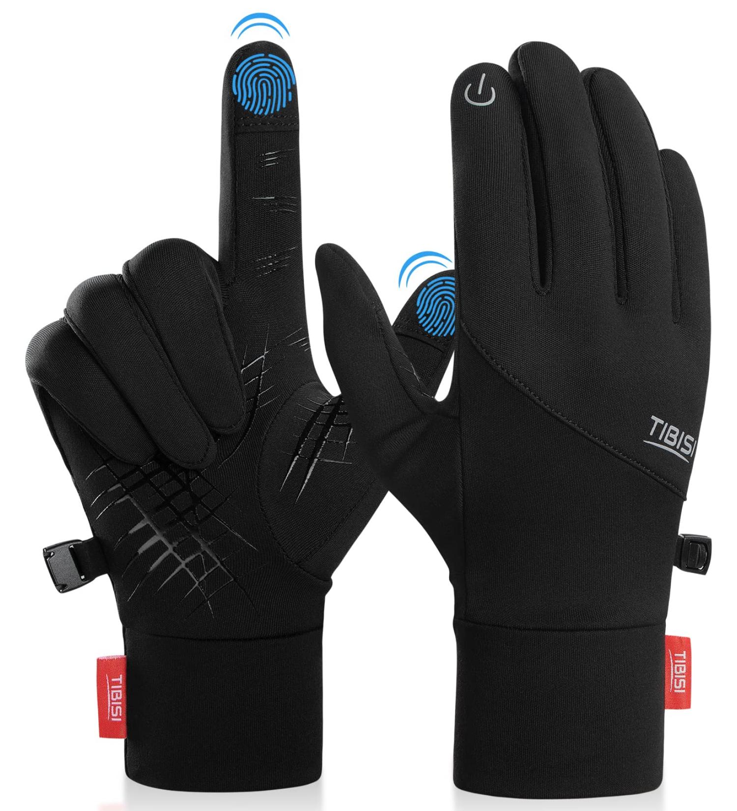 RUIXUE Winter Touch Screen Gloves for Men Women - Lightweight & Warm Work Liner Gloves - Medium ST02-Black - Buy Online on GoSupps.com