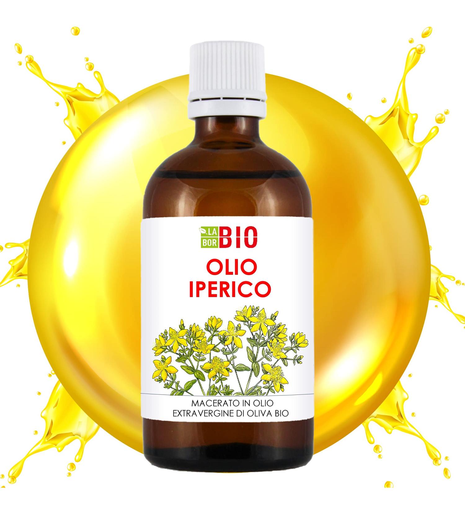 St. John's Wort Oil - Organic Hypericum Oil 100ml | Laborbio | Natural Wellness & Pain Relief - Buy Online on GoSupps.com