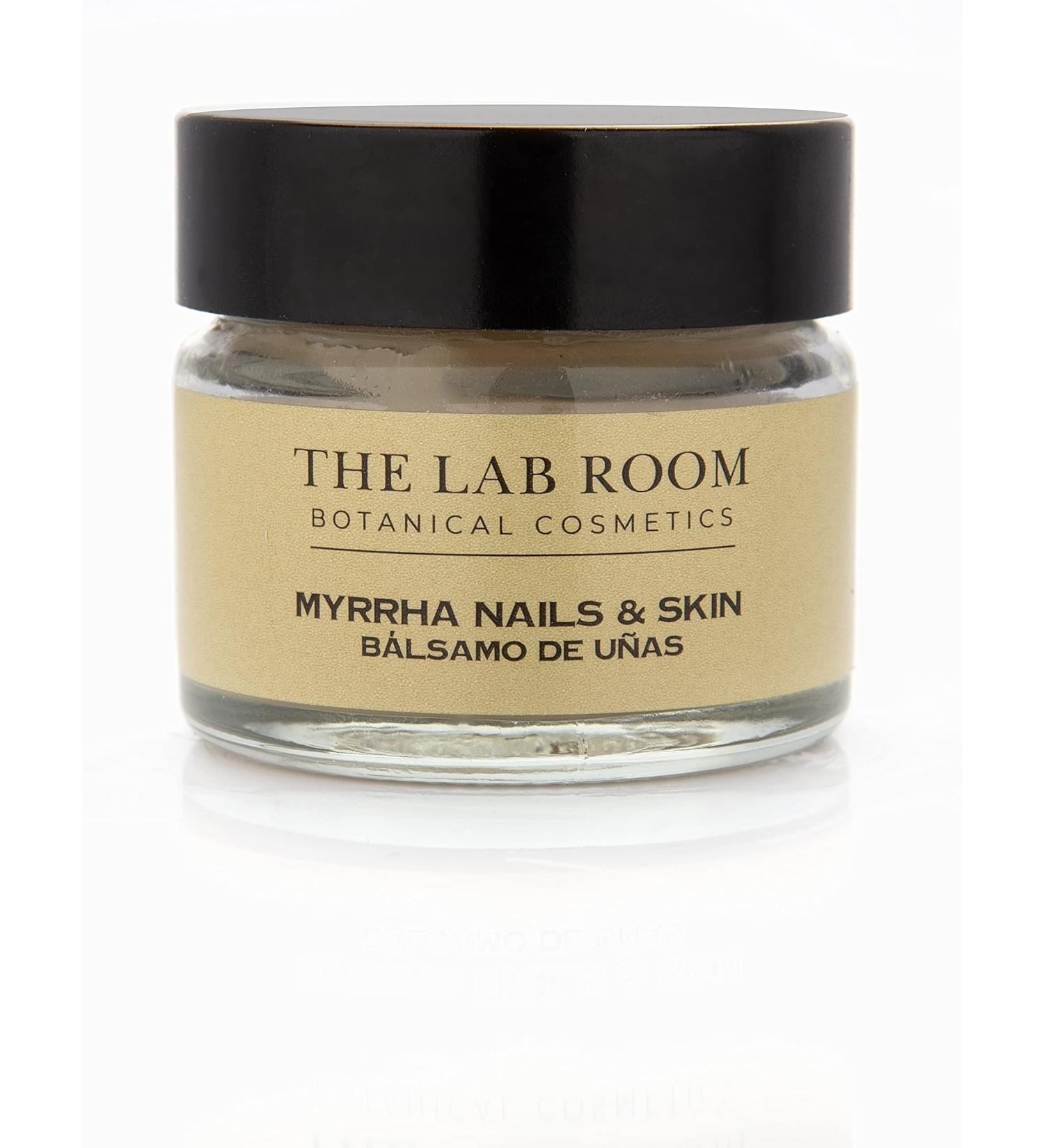 The Lab Room Myrrha Nails and Skin Solution 15ml jar Nail and Cuticle Oil Strengthener Protects Hydrates and Nurtures the Hands - Buy Online on GoSupps.com