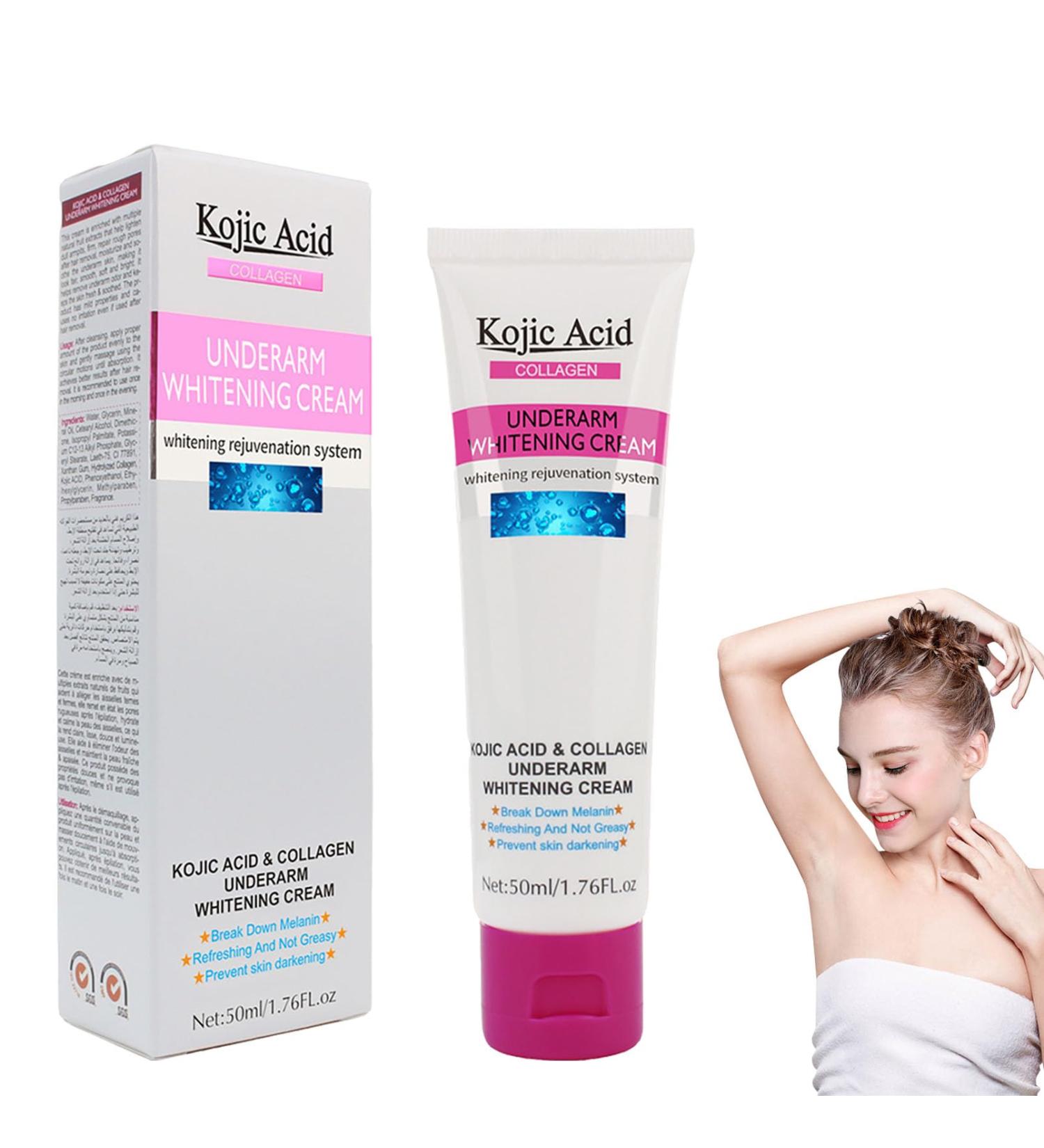 Underarm Skin Cream - Kojic Acid Underarm Product - Skin Cream - Armpit Bleaching Cream - Body Cream for Dark Skin Knee Reduce Odor - Buy Online on GoSupps.com