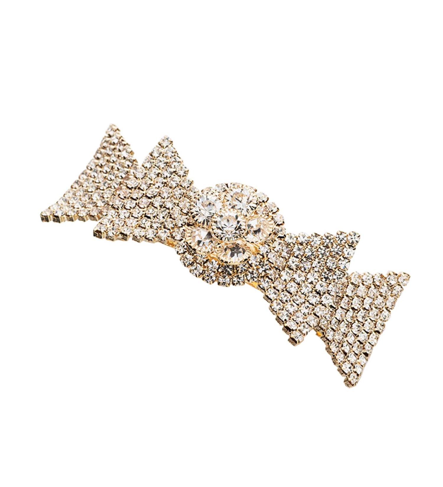 Hair Clip Gold Diamond Horsetail Clip Barrettes Spring Hair Clip Hair Accessories Bangs Clip Side Clip Top Clip - Buy Online on GoSupps.com