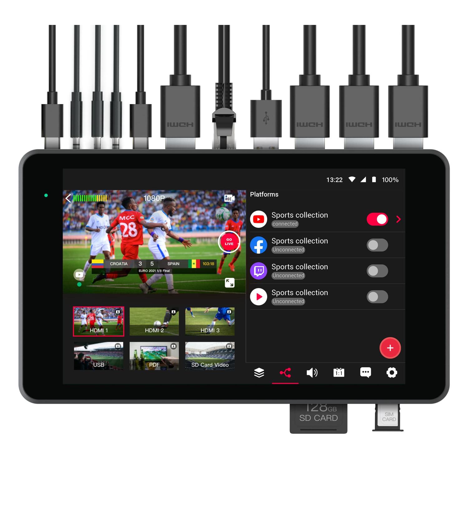 YOLOLIV YoloBox Pro: Portable Multi-Cam Live Streaming Studio & Recorder - Buy Online on GoSupps.com