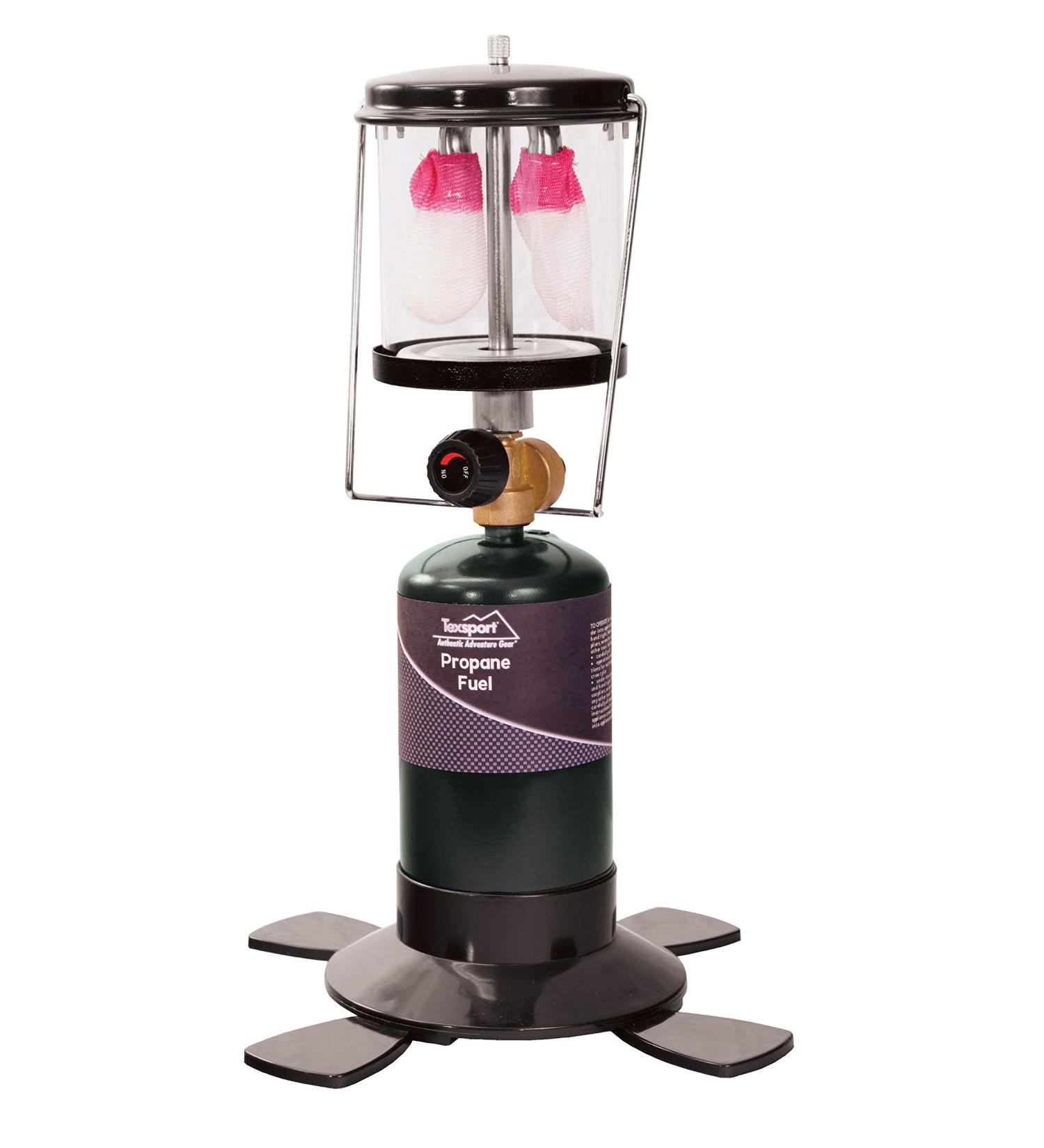 Texsport Double 2 Mantle Propane Lantern - Outdoor Use - Green - Buy Online on GoSupps.com