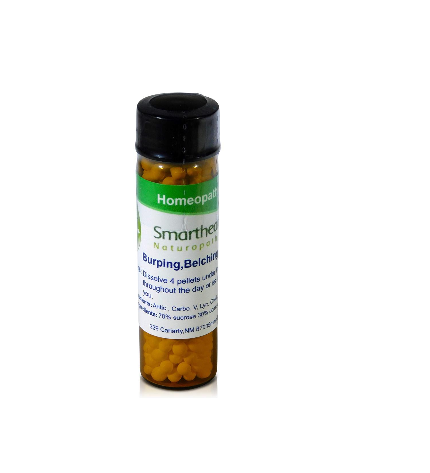 Natural Homeopathic Remedy for Belching Burping & Hiccups - International Shipping Available - Buy Online on GoSupps.com