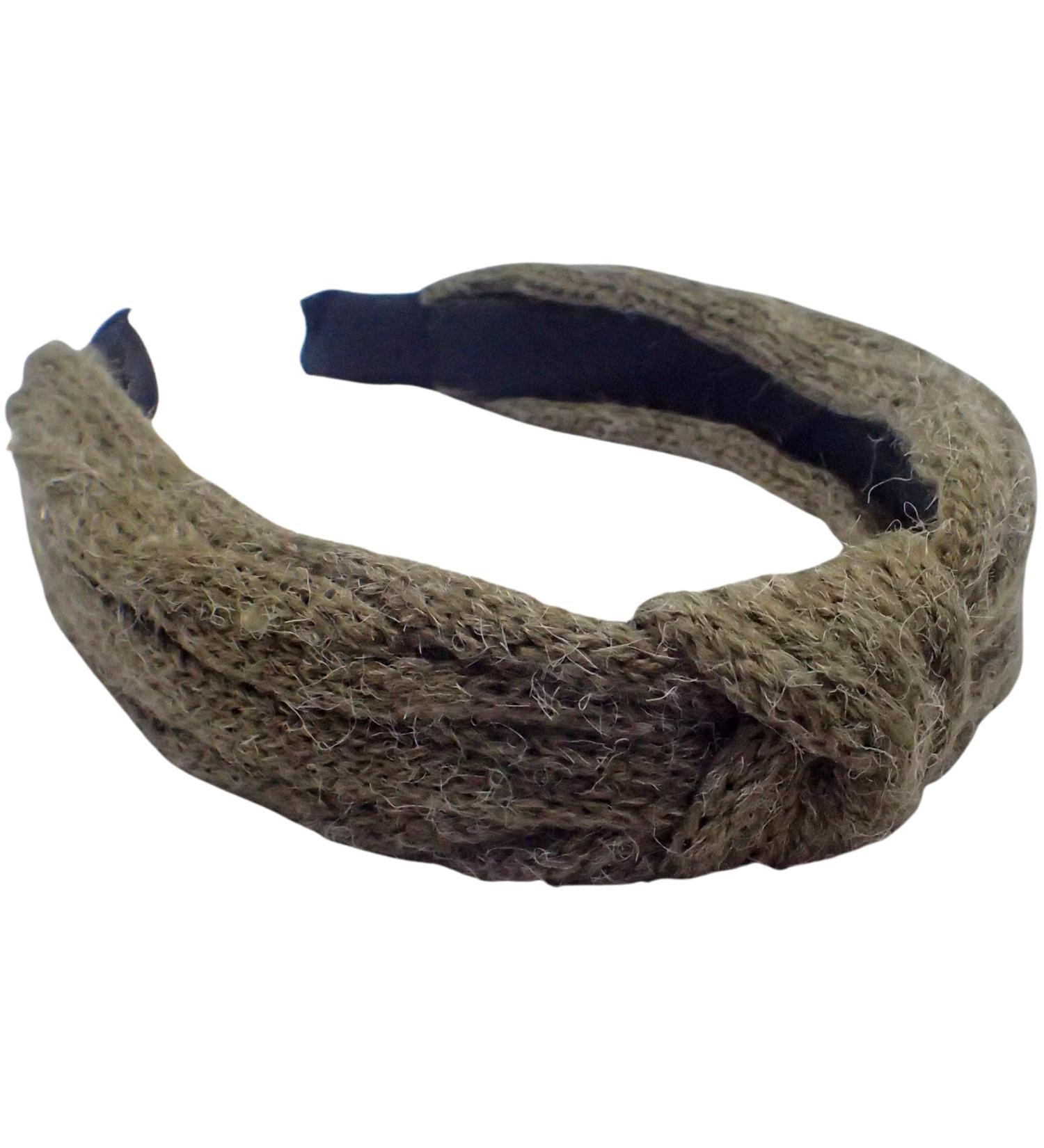 Topkids Accessories Wool-Style Knot Alice Bands Adult Women Hair Accessories for Women Hair Bands for Women Thick Headband Womens Headbands Head Bands Adult Women Wide Headbands (Olive) - Buy Online on GoSupps.com