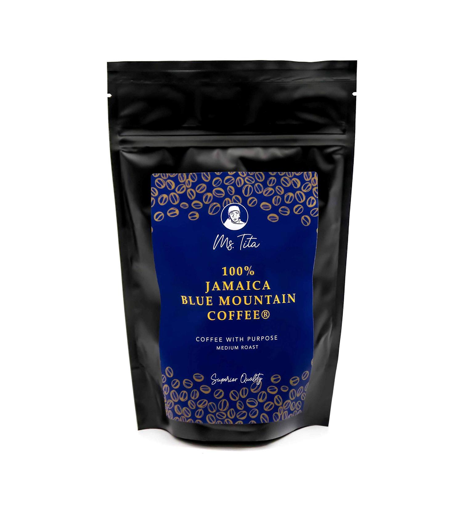 Coffee - Jamaica Blue Mountain Coffee - Ms Tita - Ground Coffee (227g) - Buy Online on GoSupps.com