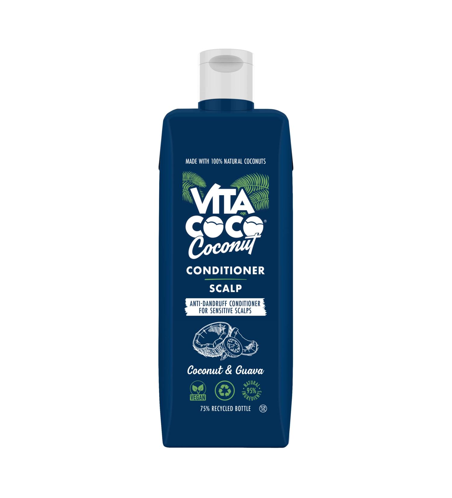 Vita Coco Anti-Dandruff Conditioner (400ml) - Combat Dandruff Greasy Hair & Dry Scalp | Coconut & Guava Care | Silicone-Free & Dye-Free - Buy Online on GoSupps.com