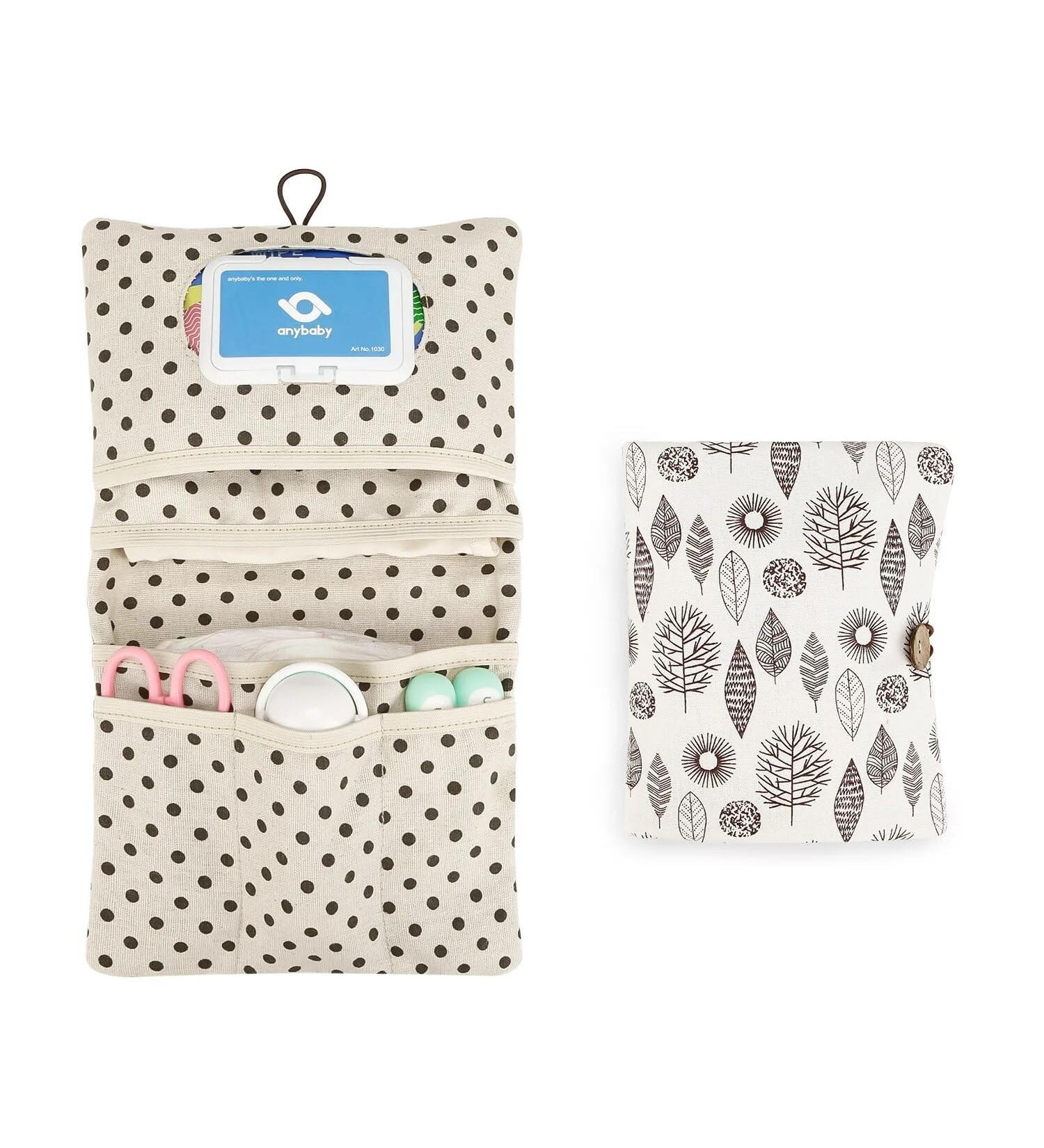 AVH Enterprise Diaper Bag for Boys & Girls - 2-in-1 Organizer | Compact & Spacious (Trees Leaves Design) - Perfect for On-the-Go! - Buy Online on GoSupps.com