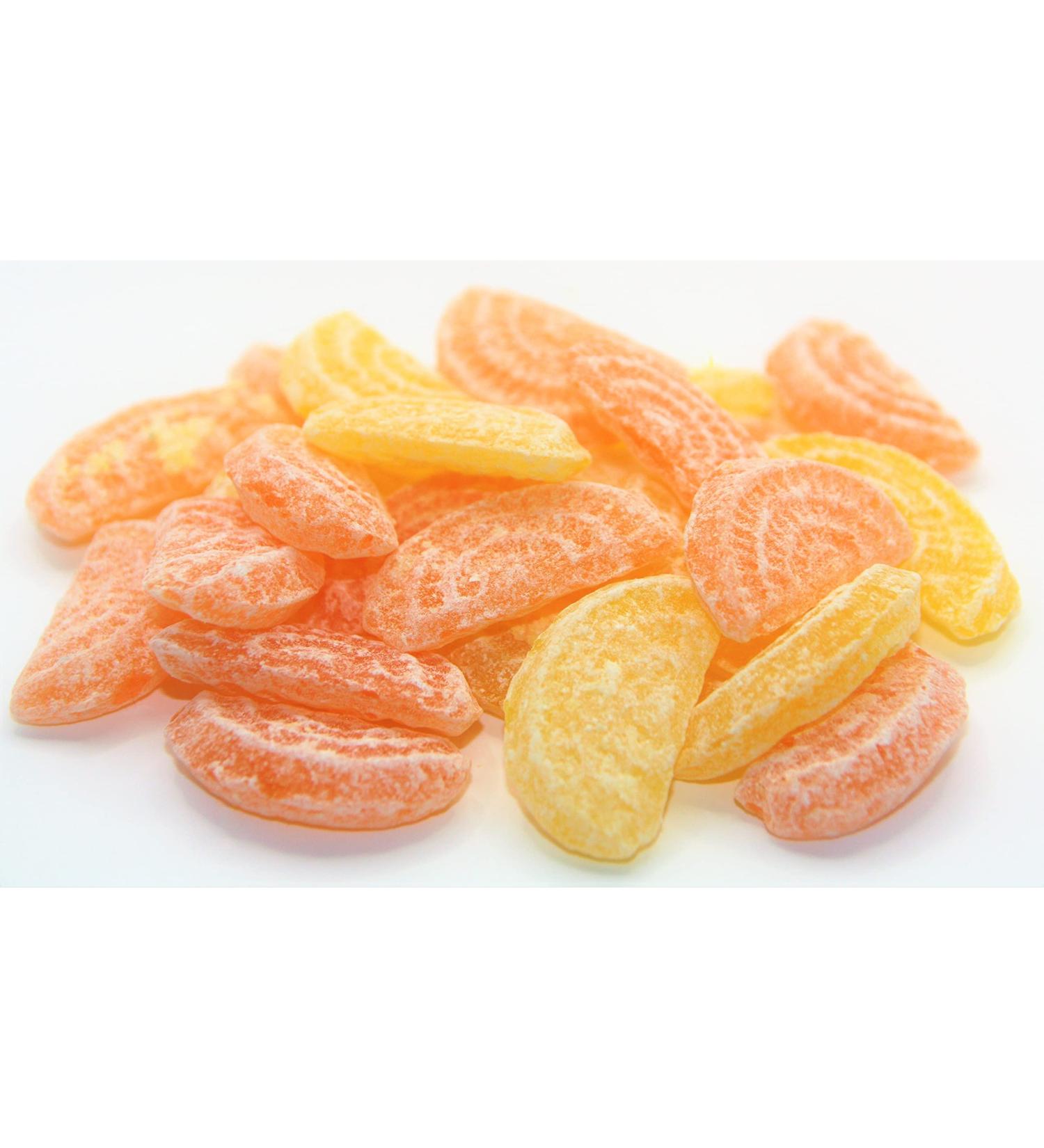  pin24shop 50g. Orange and lemon fruit slices a slightly tangy fruit candy - Buy Online on GoSupps.com