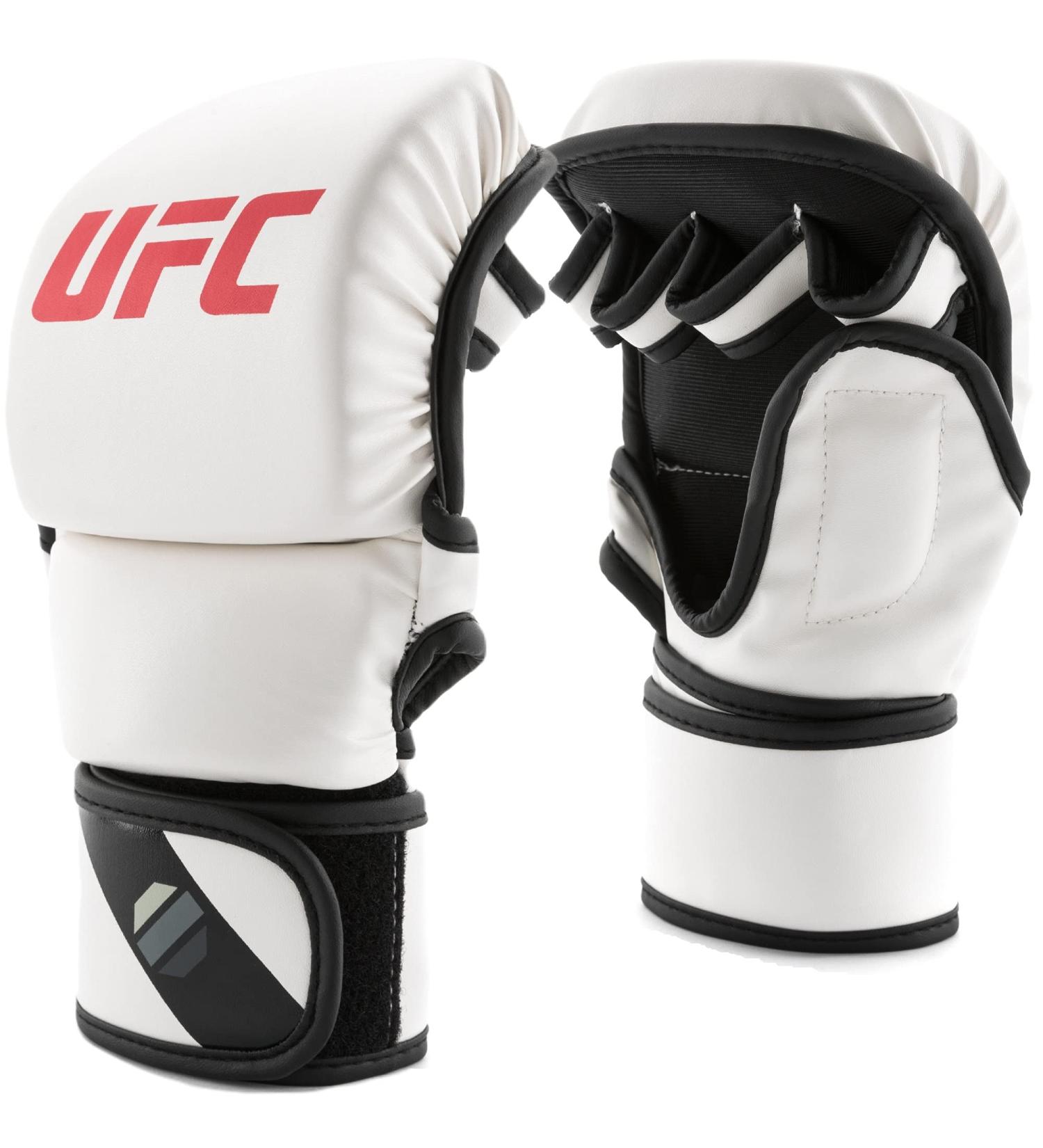 UFC 8oz MMA Sparring Gloves | White | Small/Medium Size - Buy Online on GoSupps.com