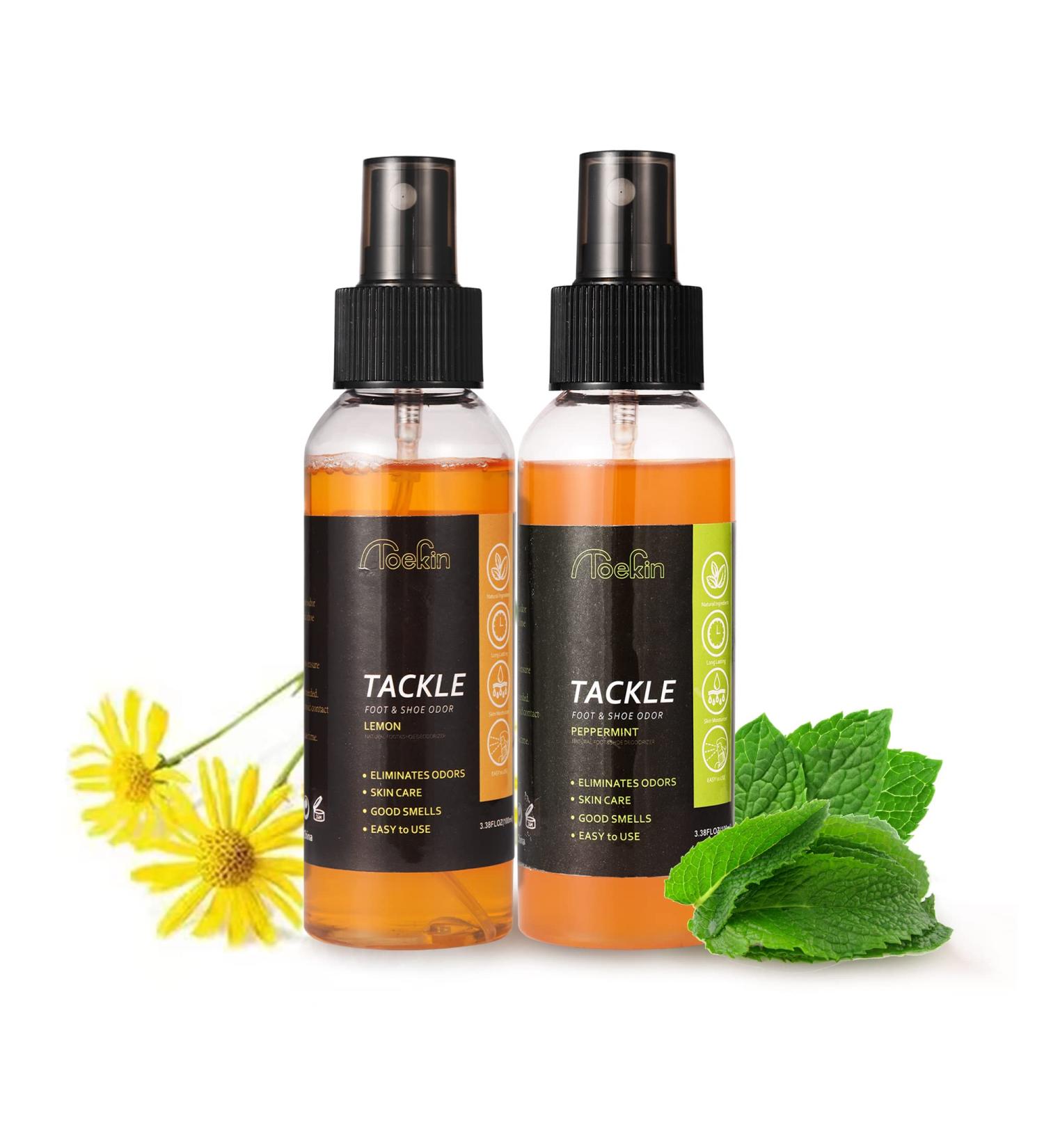 Herbal Shoe Deodorizer Foot Spray for Foot Odor & Sport Gear - 4 OZ (Pack of 2) - Buy Online on GoSupps.com