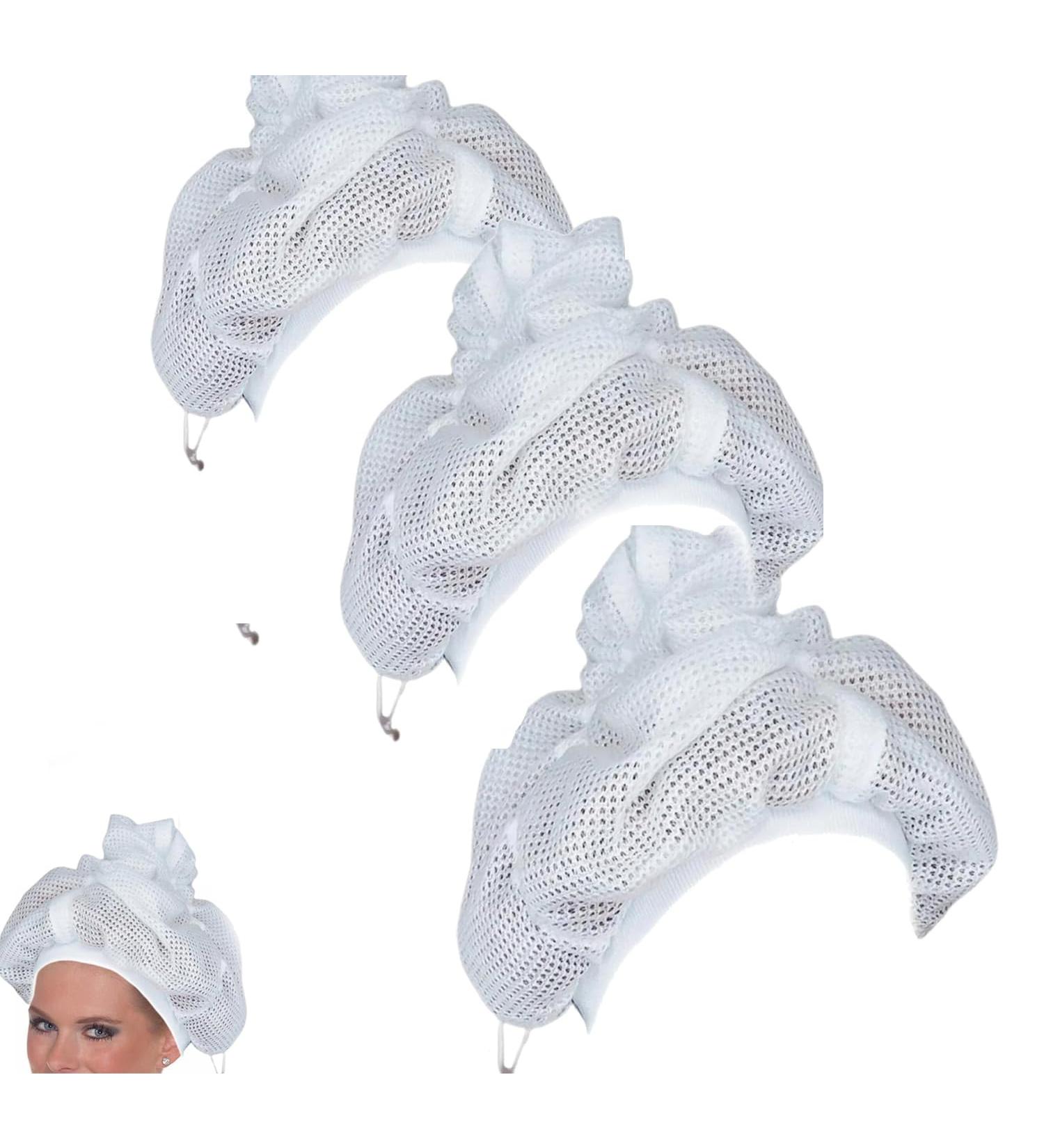 Net Plopping Cap For Drying Curly Hair Adjustable Bonnet Hair Hair Nets With Drawstring Hooded Hair Dryer Quick Drying Styling For Sleep Long And Curly Hair 3pcs - Buy Online on GoSupps.com