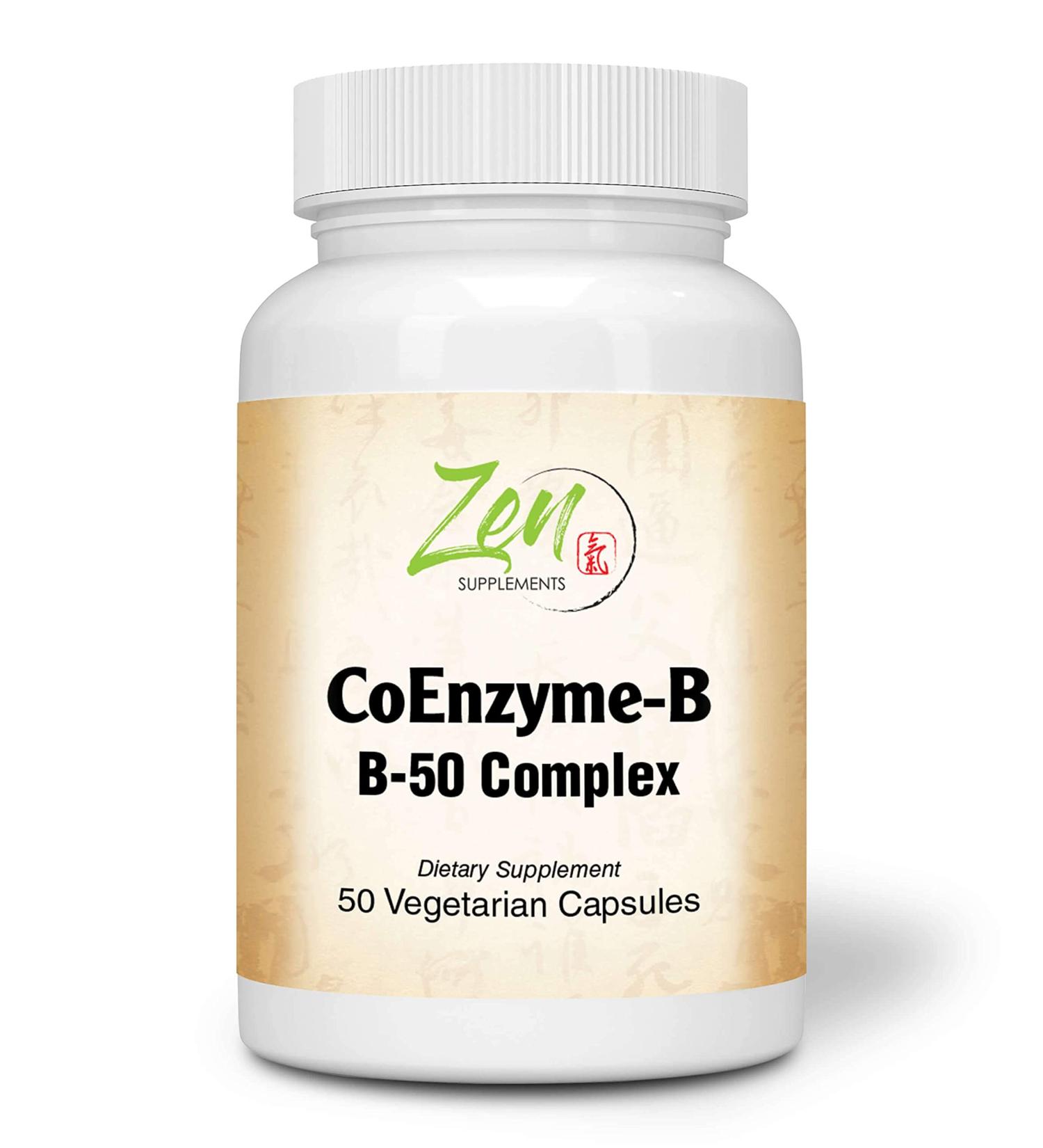 Complete B-Complex 50 - Full-Spectrum B Vitamin Supplement with Folic Acid Biotin Coenzyme B Complex- for Immune & Cardio Health Energy Metabolism 50 VCaps - Buy Online on GoSupps.com