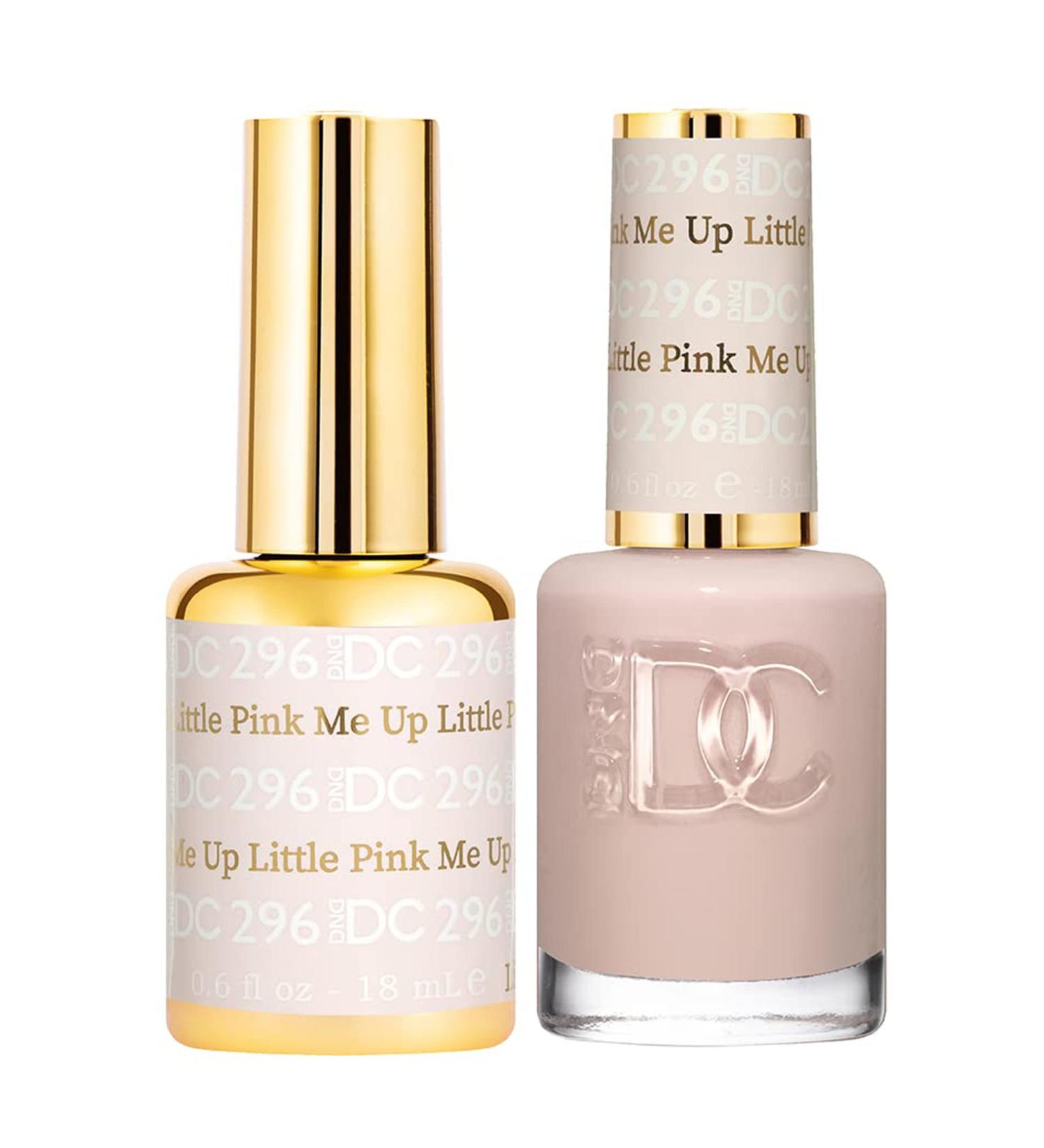 DND DC Gel Duo 296 Little Pink Me Up - Long-lasting Nail Polish Set - Buy Online on GoSupps.com