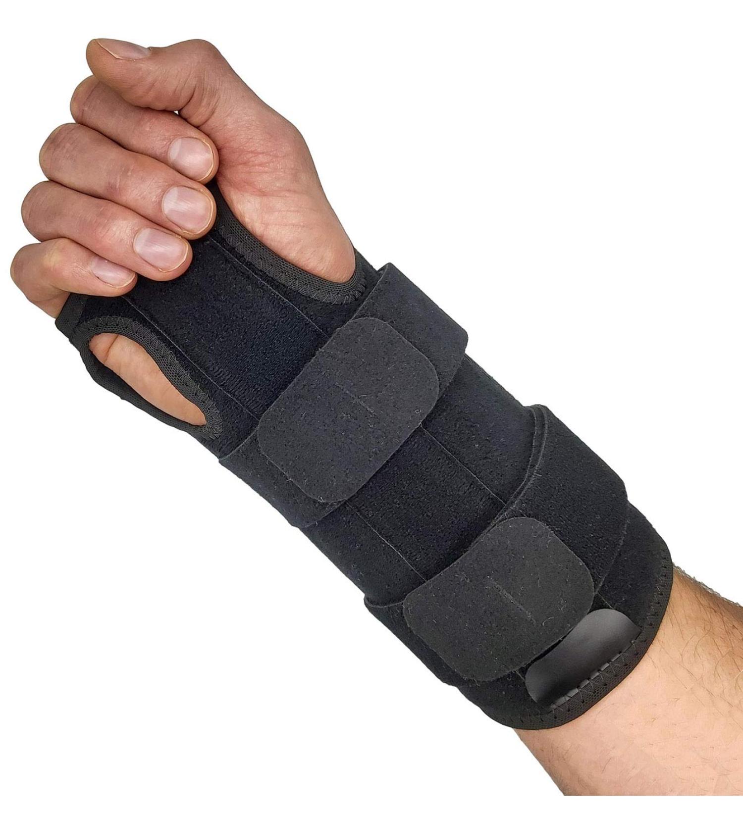 Wrist Brace for Carpal Tunnel Relief - Reversible Hand Splint for Left or Right Hand Support - Forearm Brace with Wrist Compression for Arthritis & Tendonitis - Small/Medium Size - Pack of 1 - Buy Online on GoSupps.com