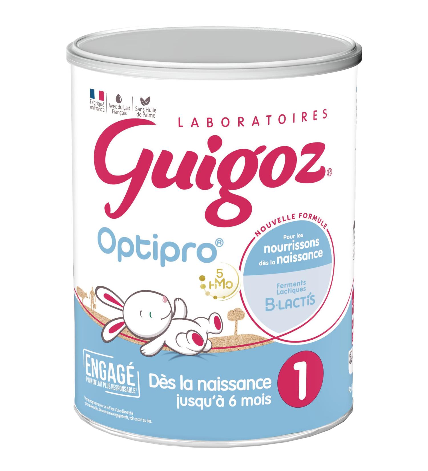 GUIGOZ OPTIPRO 1 Lait b b en poudre 1er ge - de 0 6 mois - Bo te de 830g - Buy Online on GoSupps.com