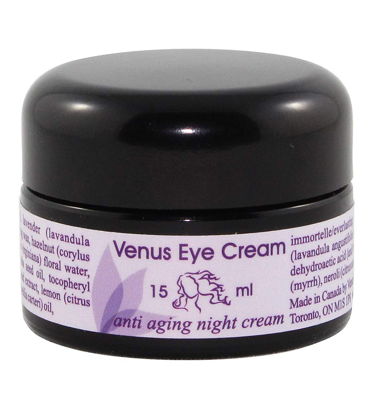 Venus Anti-Aging Eye Cream with Frankincense & Immortelle - 0.5oz (15ml) Jar - Buy Online on GoSupps.com