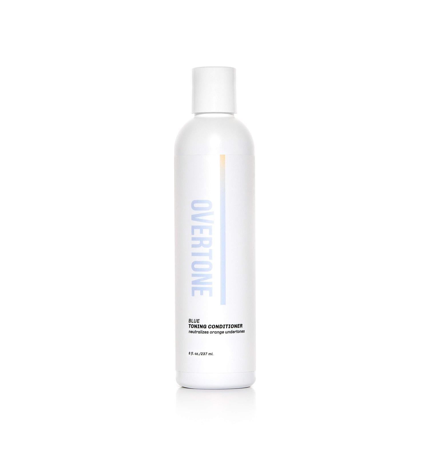 oVertone Blue Toning Conditioner - Neutralizes Brassiness in Blonde to Light Brown Hair - 8 oz - Cruelty-Free - Buy Online on GoSupps.com