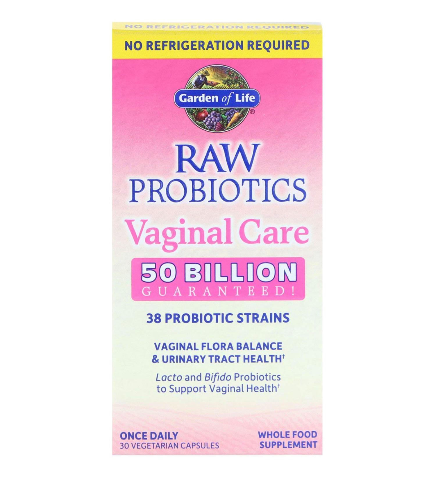 Raw Probiotics Vaginal Care 30 Capsules - Promotes Yeast Balance & UTI Health - Buy Online on GoSupps.com
