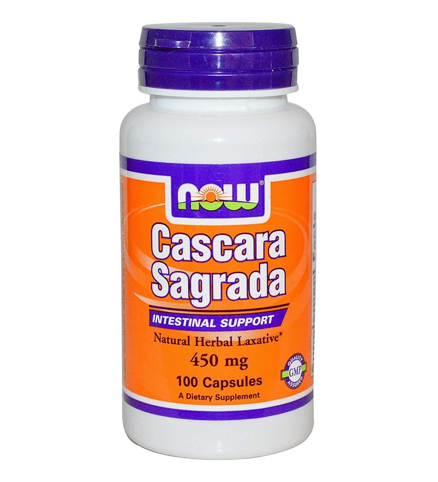 Now Foods Cascara Sagrada 450 mg - 100 Caps
