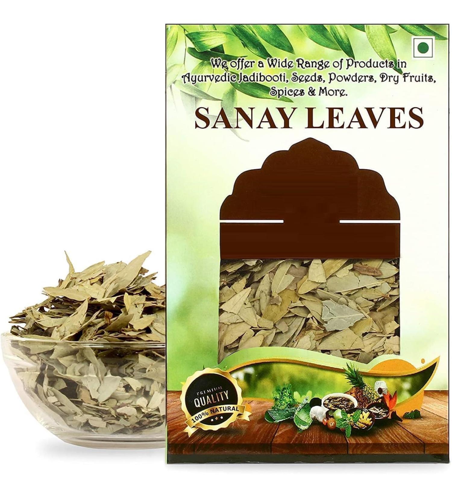 Feuille de s n /Alexandrina/Cassia Angustifolia/Sonamukhi Patta/Sanay Patti 200 g Naturel