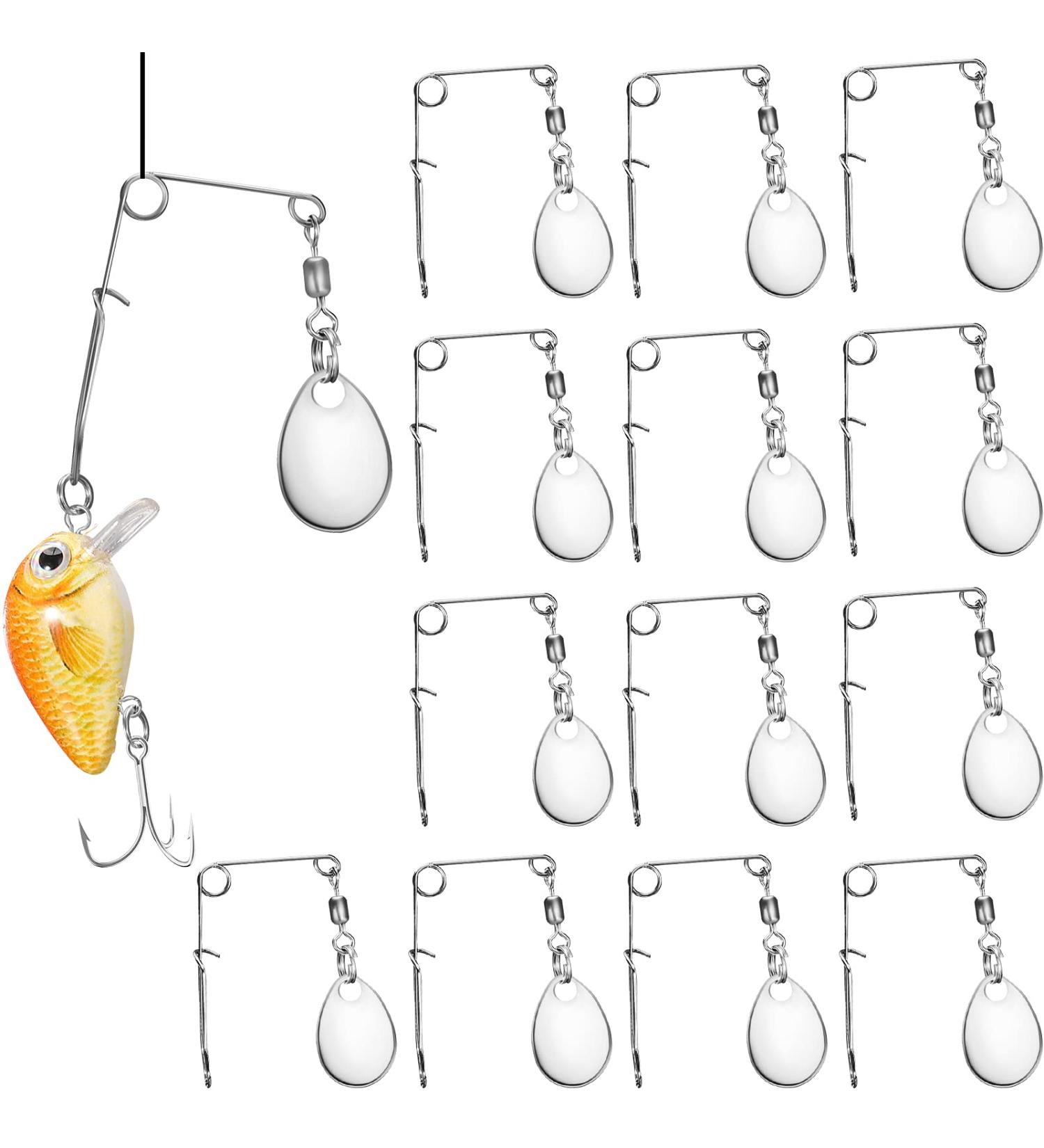 40-Piece Fishing Spinner Blades Set - Silver Fishing Lures Accessories - Buy Online on GoSupps.com