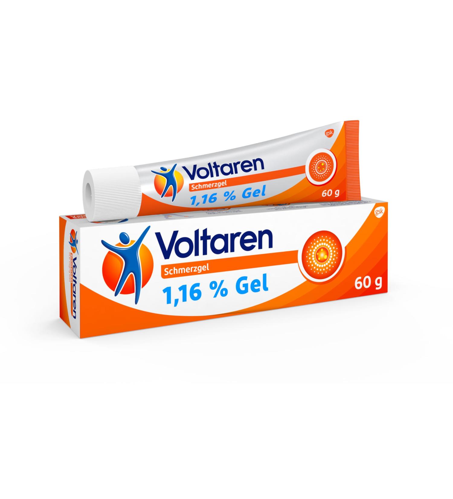 Buy Voltaren Pain Gel 11.6 mg/g for Muscle & Back Pain 60g | Fast International Shipping - Buy Online on GoSupps.com