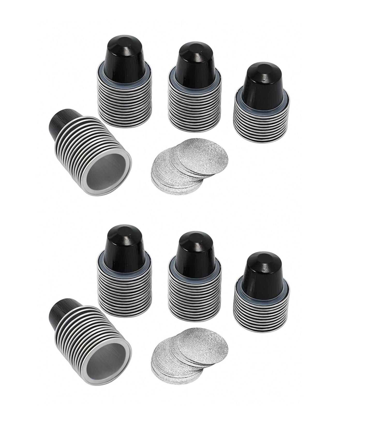 ISTOVO 100Sets Capsules de Caf Rechargeables Tasse Capsules de Caf Jetables Emballage Fournitures de Caf pour Noir - Buy Online on GoSupps.com