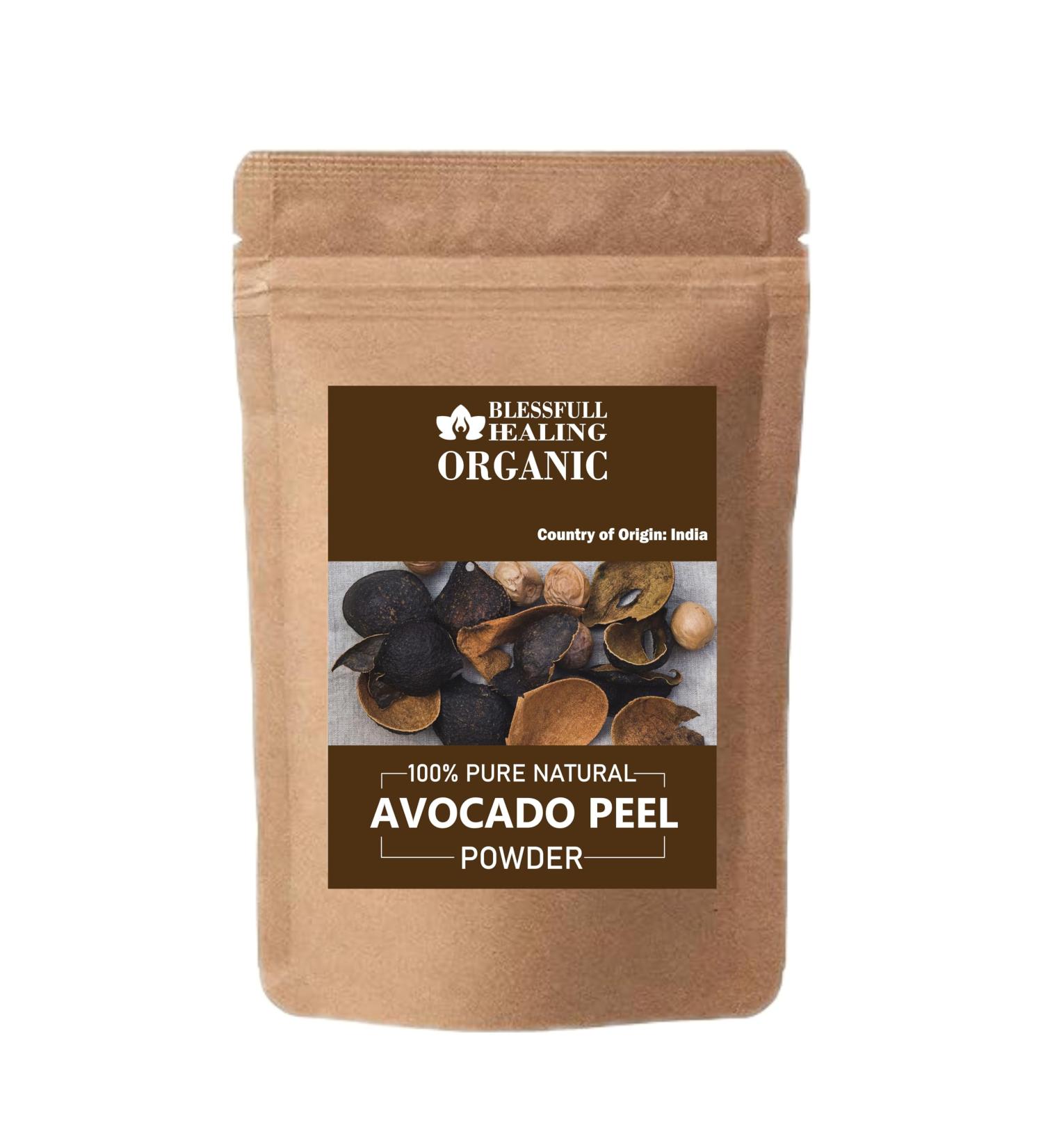 Organic Avocado Peel Powder 100% Pure Natural 200 Gram / 7.05 oz 7.05 Ounce (Pack of 1) - Buy Online on GoSupps.com