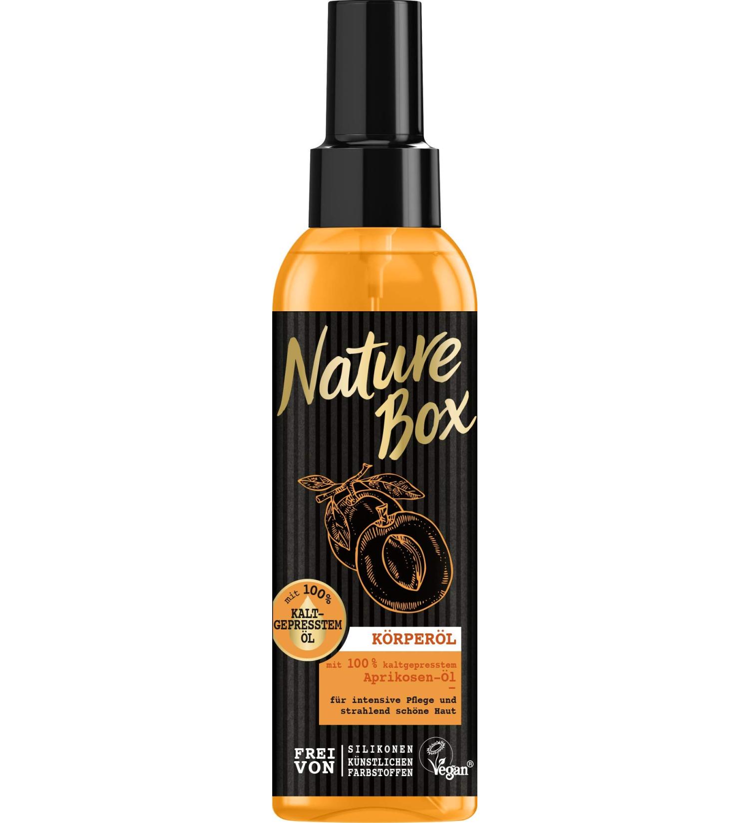 Nature Box Body Oil Apricot Oil 150 ml - Buy Online on GoSupps.com