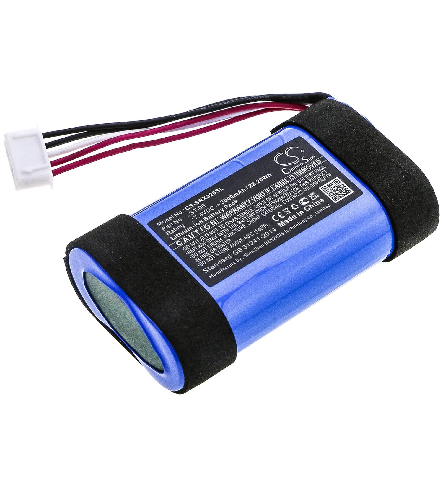 Battery Replacement for SRS-XB31 ST-06 | Premium Quality Fast International Shipping - Buy Online on GoSupps.com
