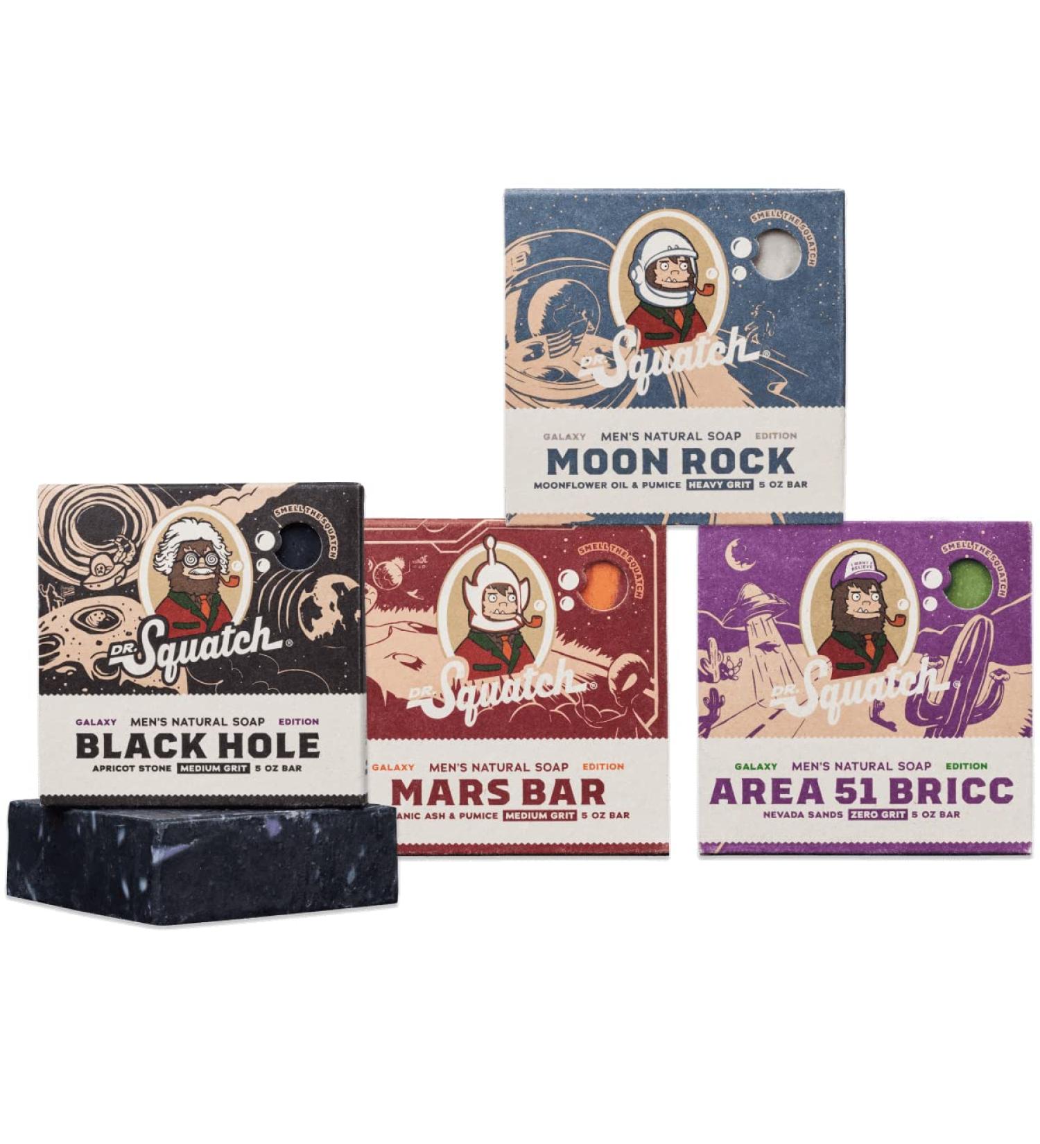 Dr. Squatch Galaxy Soap Bundle - Natural and Handmade Soap Collection - Buy Online on GoSupps.com