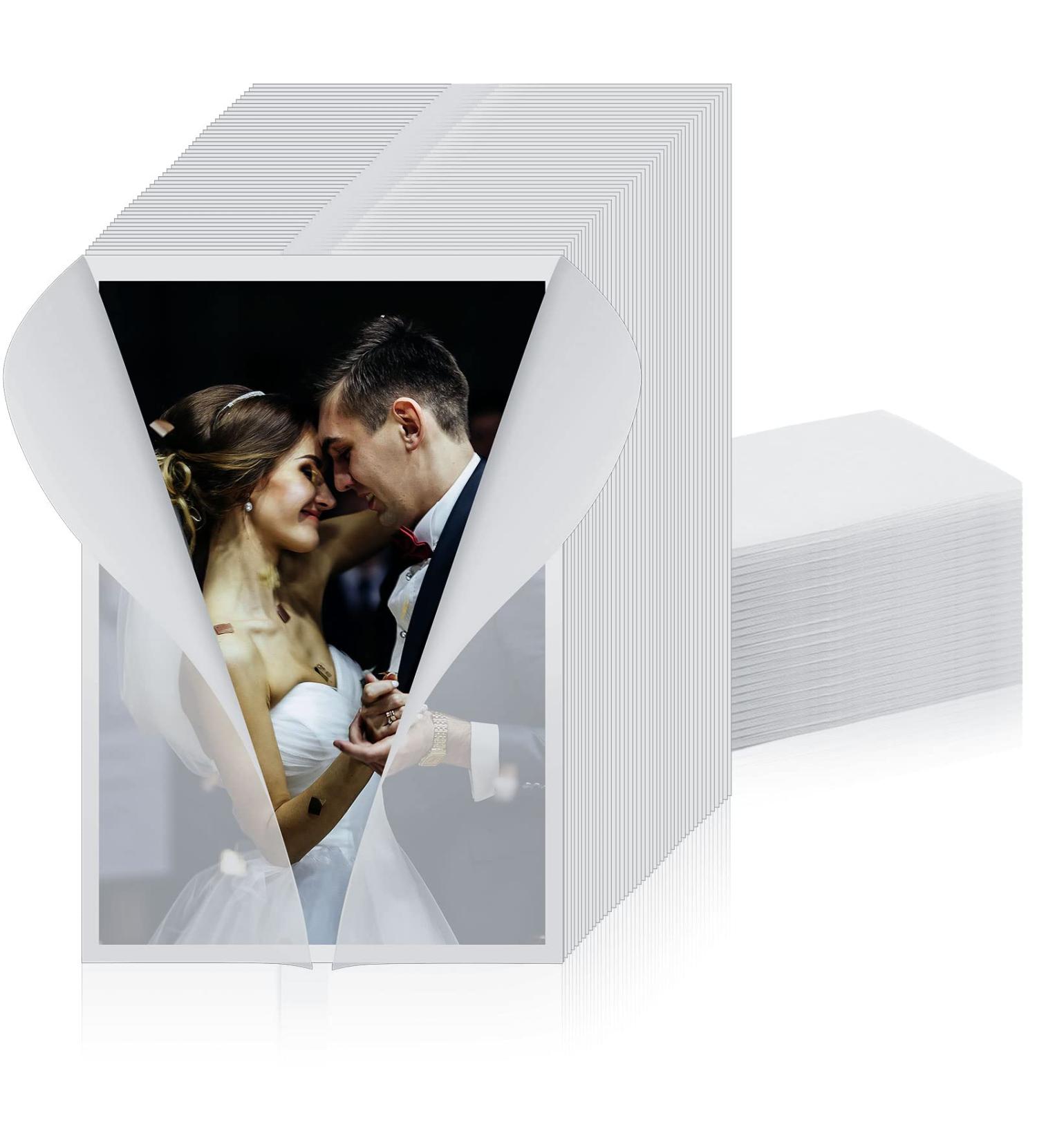 300 Pack Translucent Vellum 5 x 7 Inch Jacket Wedding Invitation Covers - Perfect for Invitations, Postcards, Scrapbooks - Buy Online on GoSupps.com