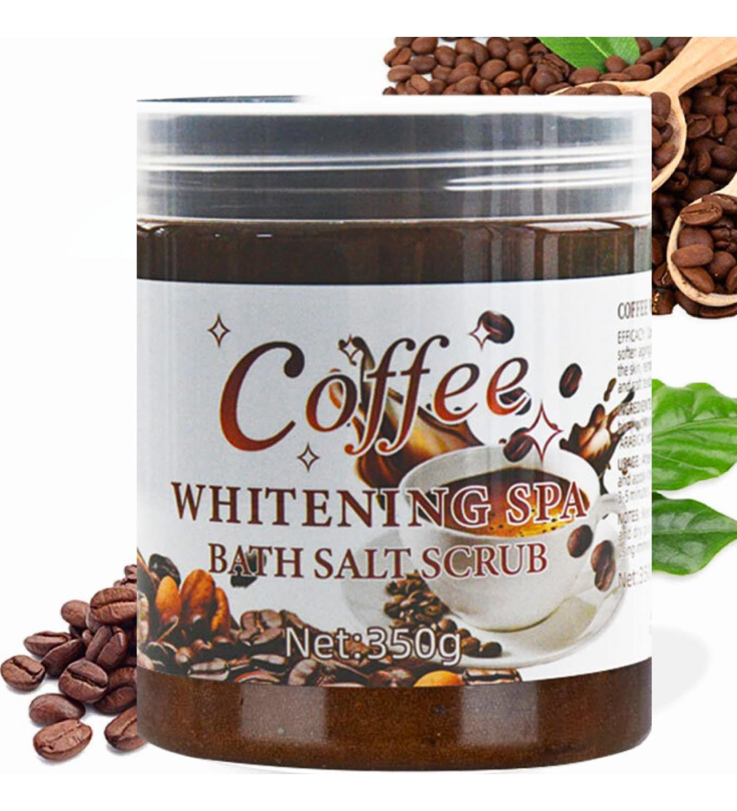 350G Natural Arabica Coffee Exfoliating Body Scrub Face Scrub Large-Capacity Body Exfoliator Anti Cellulite Dead Sea Salts For Bath Coffee Scrub Soften&Brighten Spa Body Scrub Body Skin Care - Buy Online on GoSupps.com