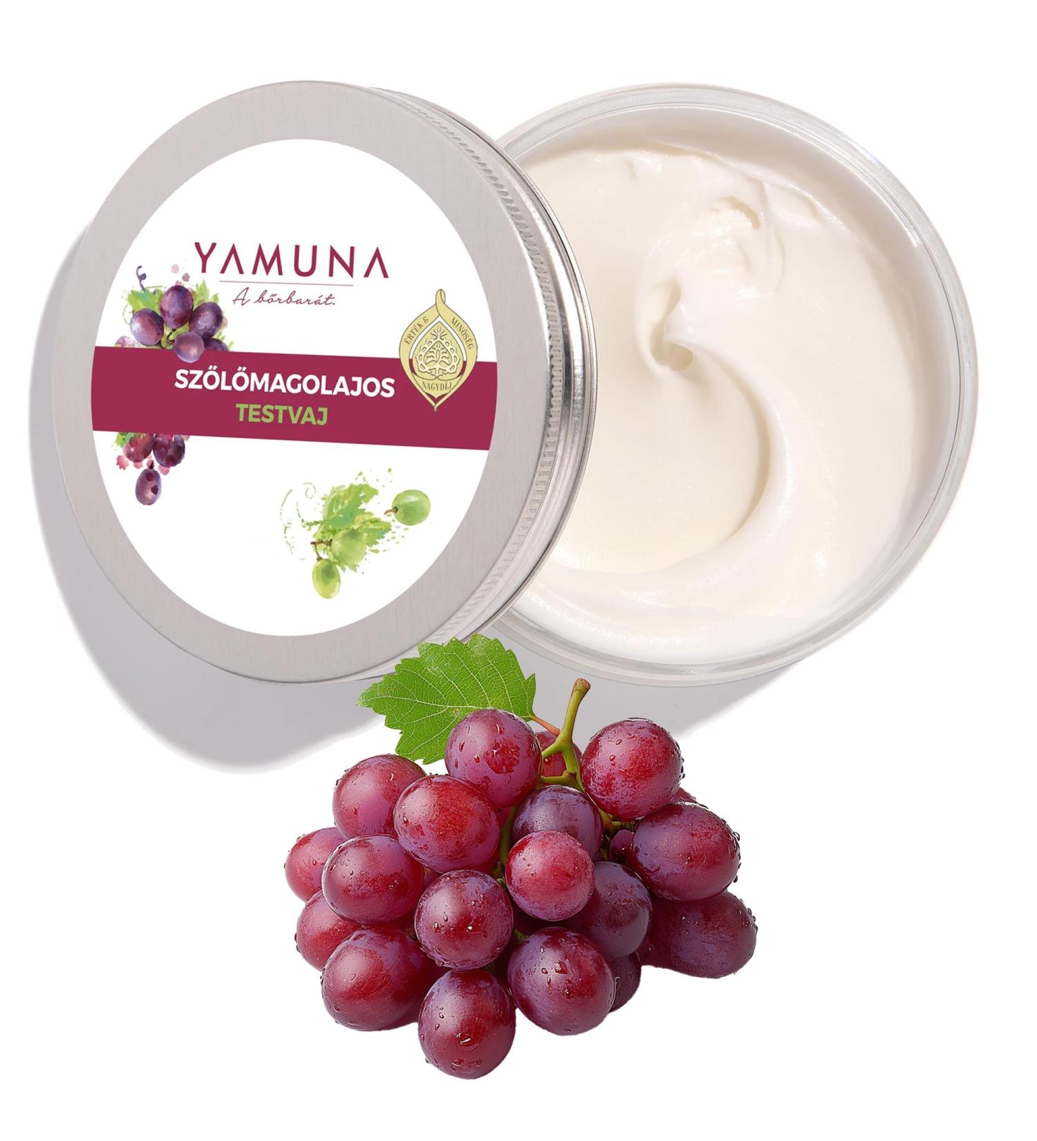 Yamuna Kft Luxurious body butter care with shea butter and cocoa butter for dry skin Intensively hydrates silky soft supple skin 200 ml grapeseed oil - Buy Online on GoSupps.com