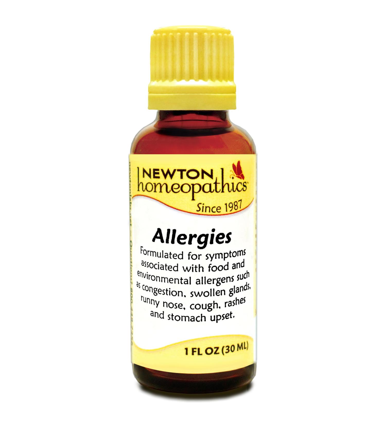 Buy Newton Homeopathics Allergies 1 Oz Liquid - Natural Allergy Relief | Worldwide Shipping - Buy Online on GoSupps.com