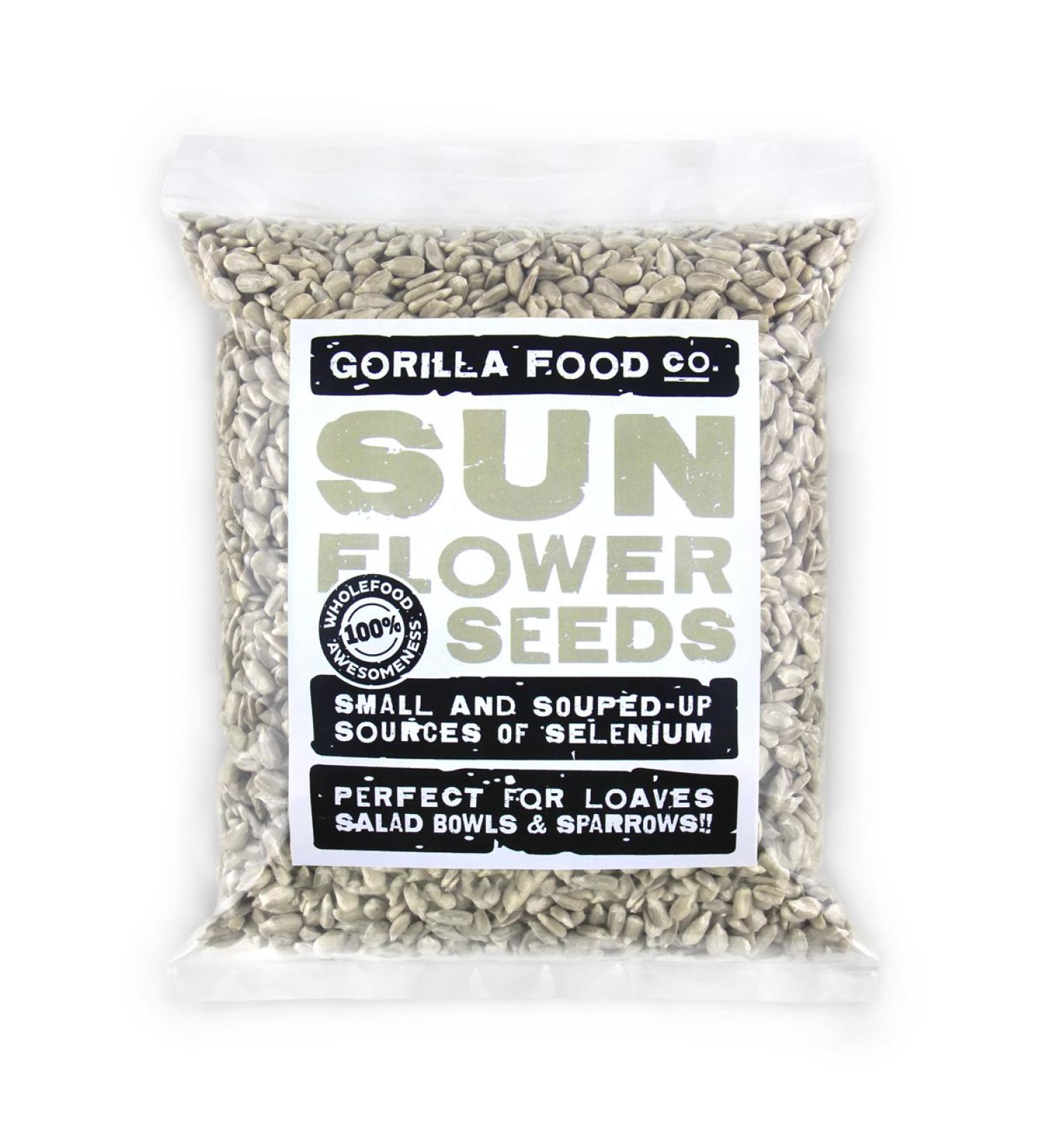 Gorilla Food Co. Sunflower Seeds - 200g - Buy Online on GoSupps.com